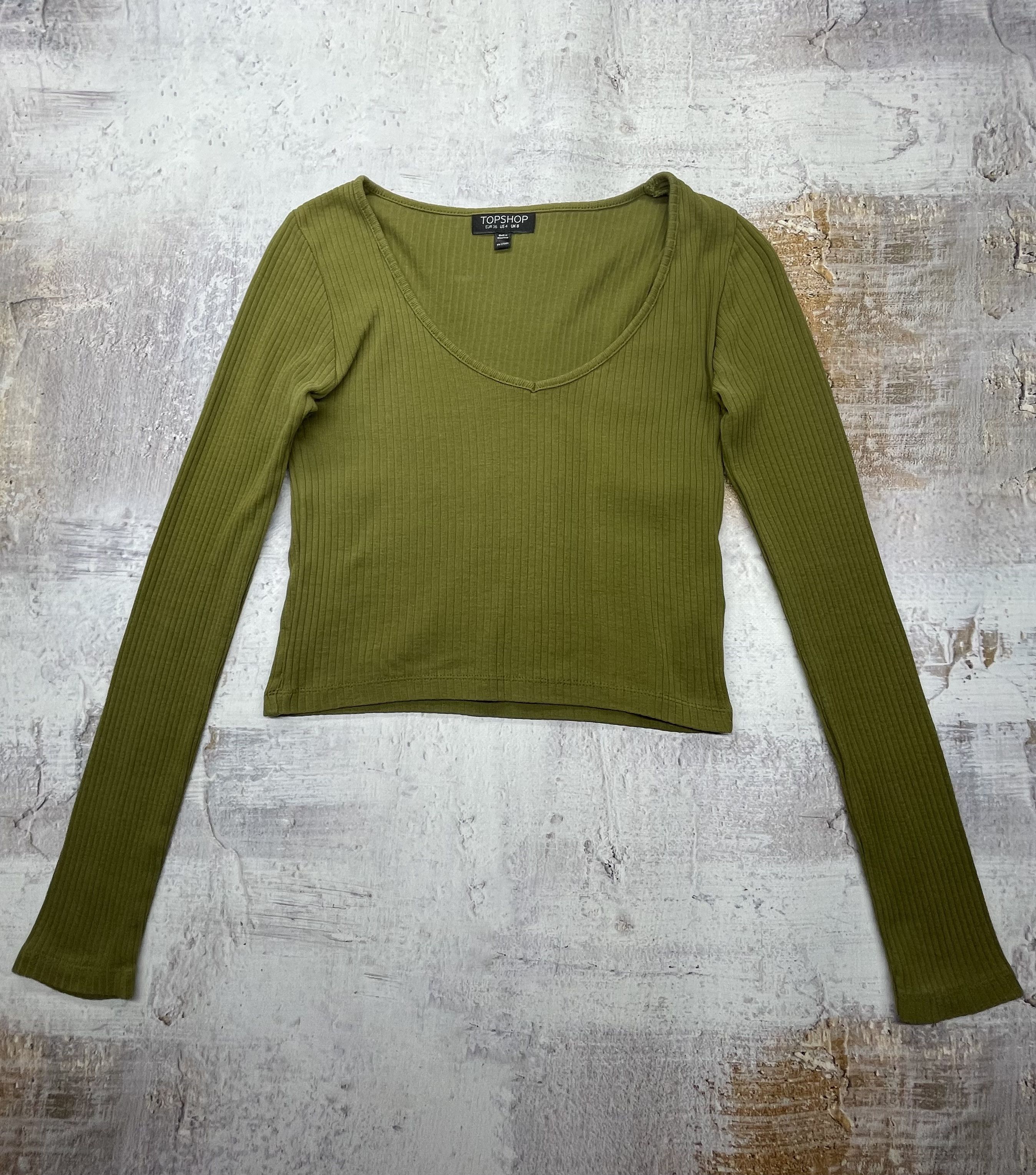 Vintage Vintage Crop Top Long Sleeve Women’s Size S Size S / US 4 / IT 40 - 1 Thumbnail