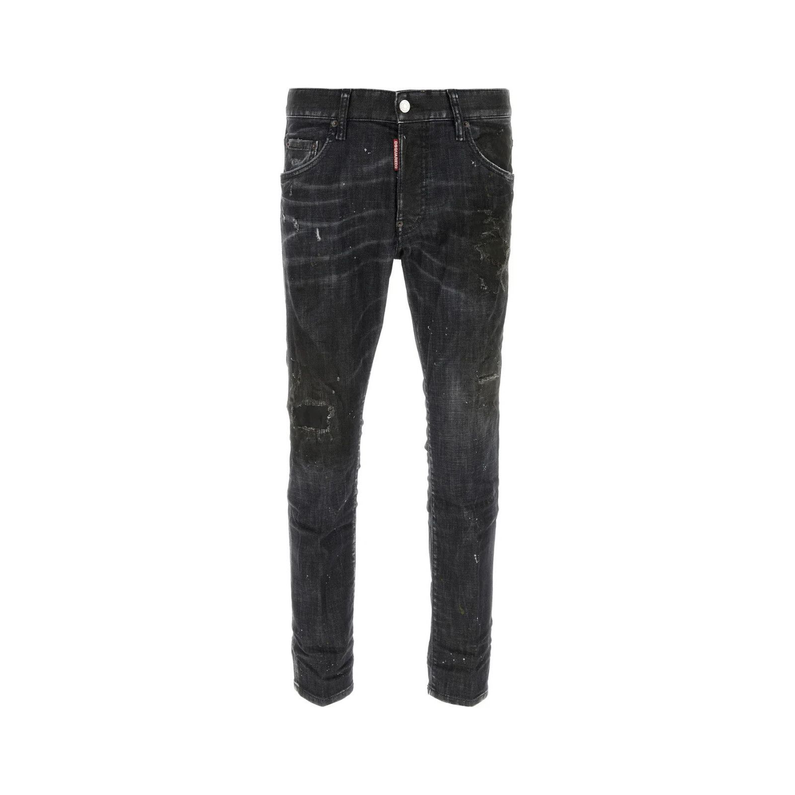 Dsquared2 DSQUARED2 Skater Black Stretch Denim Jeans New & Authentic ( Size US 34 / EU 50 - 1 Thumbnail