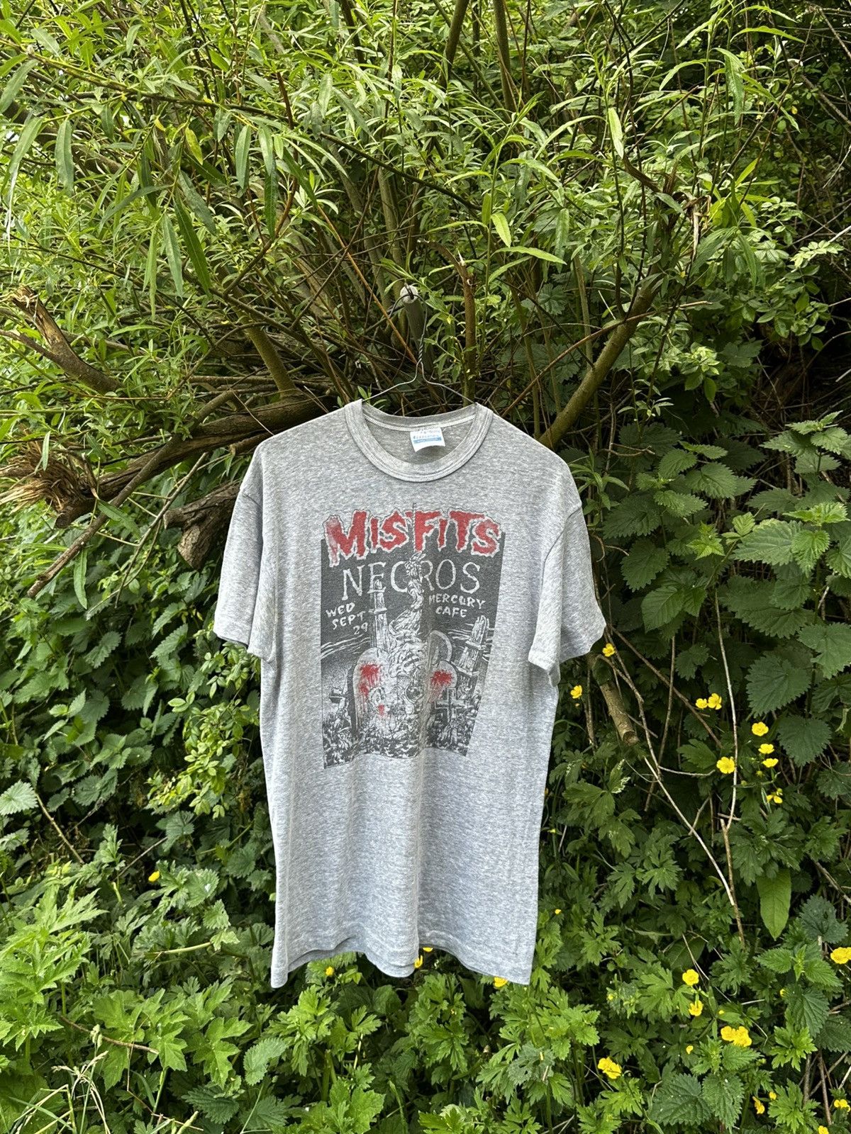 Hanes × Misfits × Vintage 1983 misfits necros mercury cafe vintage band tee Size US L / EU 52-54 / 3 - 1 Thumbnail