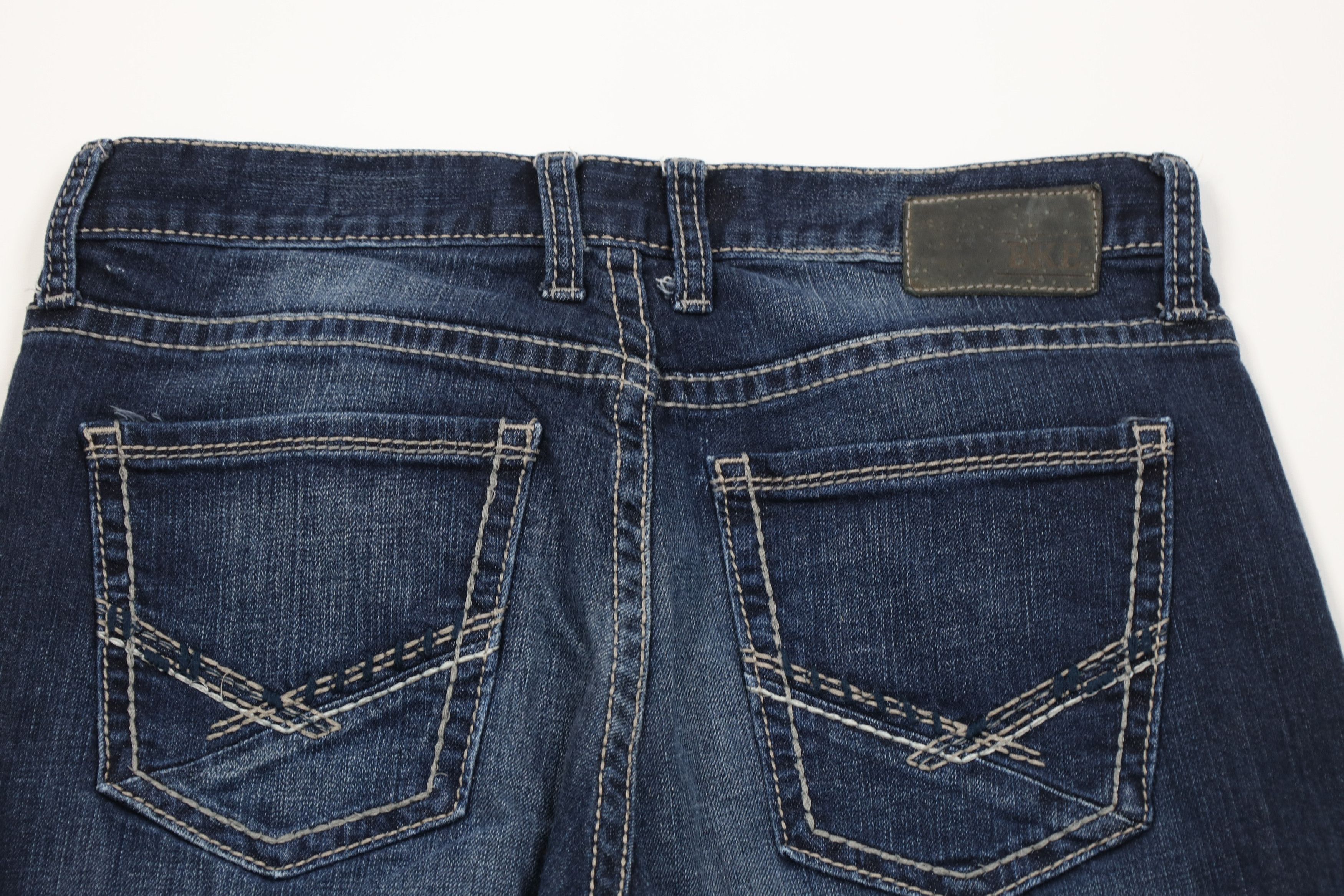 Vintage Buckle BKE Stitch Carter Bootcut Denim Jeans Stretch Blue Size US 33 - 10 Thumbnail