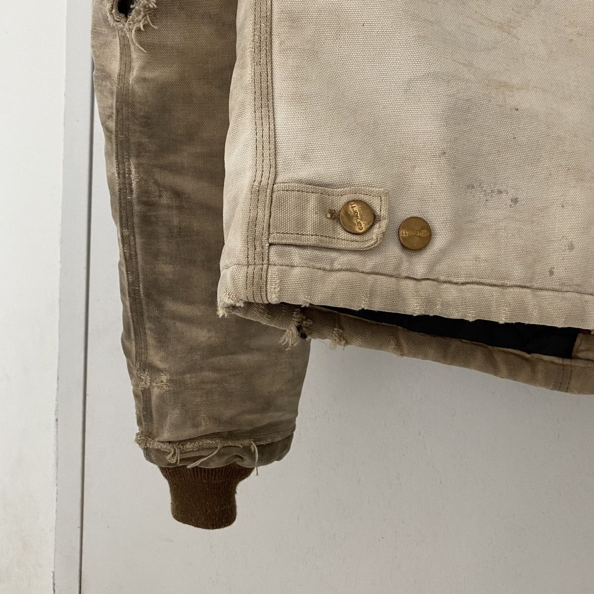 Carhartt Thrashed! VTG 90’s Carhartt Arctic Faded Dirty Work Jacket Size US M / EU 48-50 / 2 - 13 Thumbnail