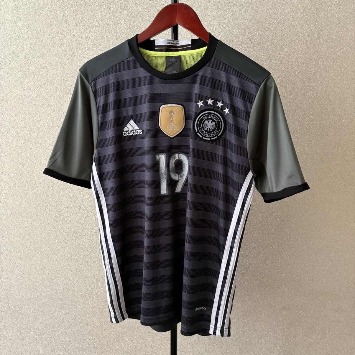 Vintage Germany Adidas #19 Gotze 2014 World Cup Jersey Blokcore Size US S / EU 44-46 / 1 - 1 Thumbnail