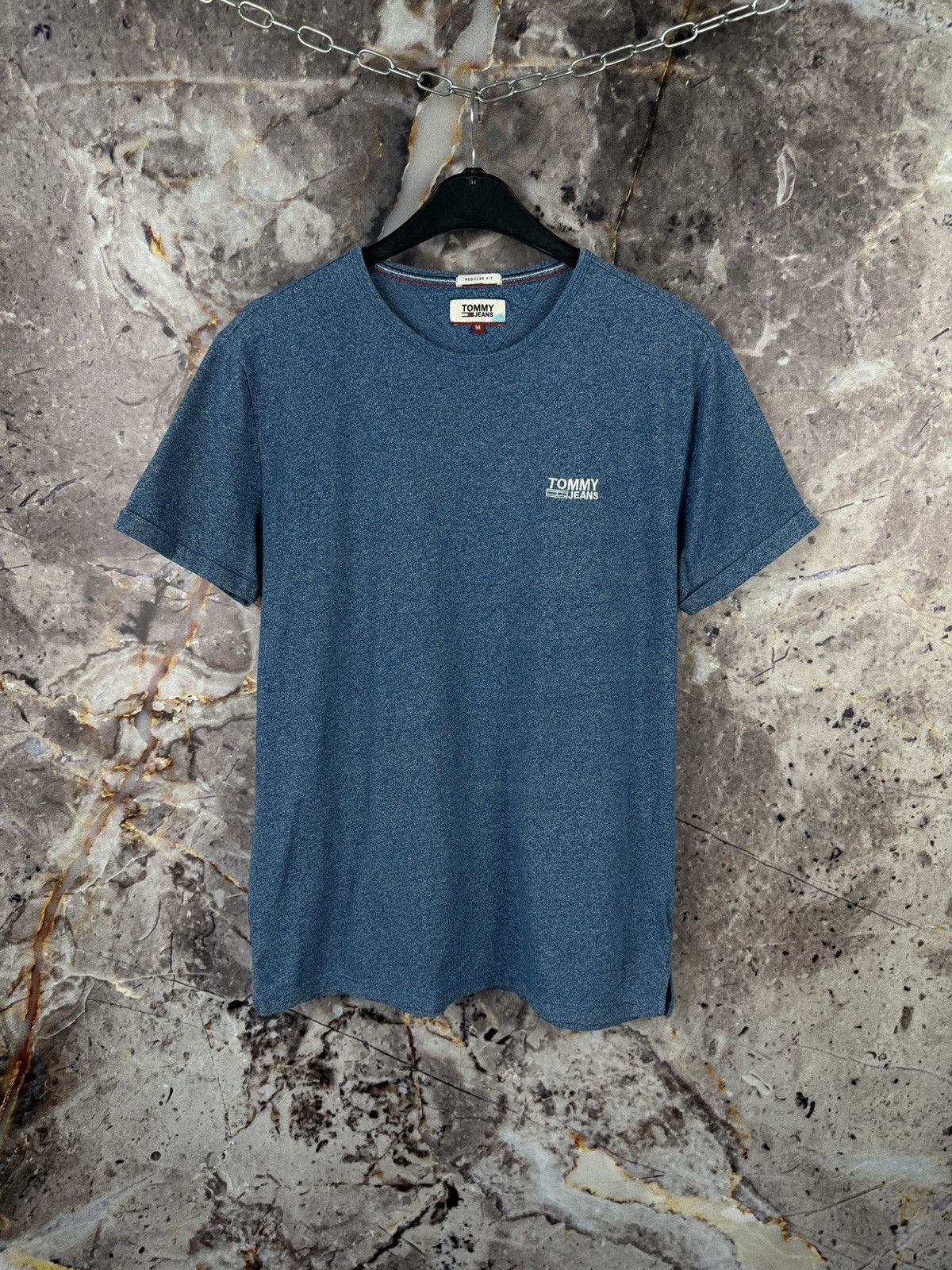 Tommy Hilfiger Tommy Hilfiger Jeans T-Shirt Blue Short Sleeve Crew Neck Size US M / EU 48-50 / 2 - 1 Thumbnail
