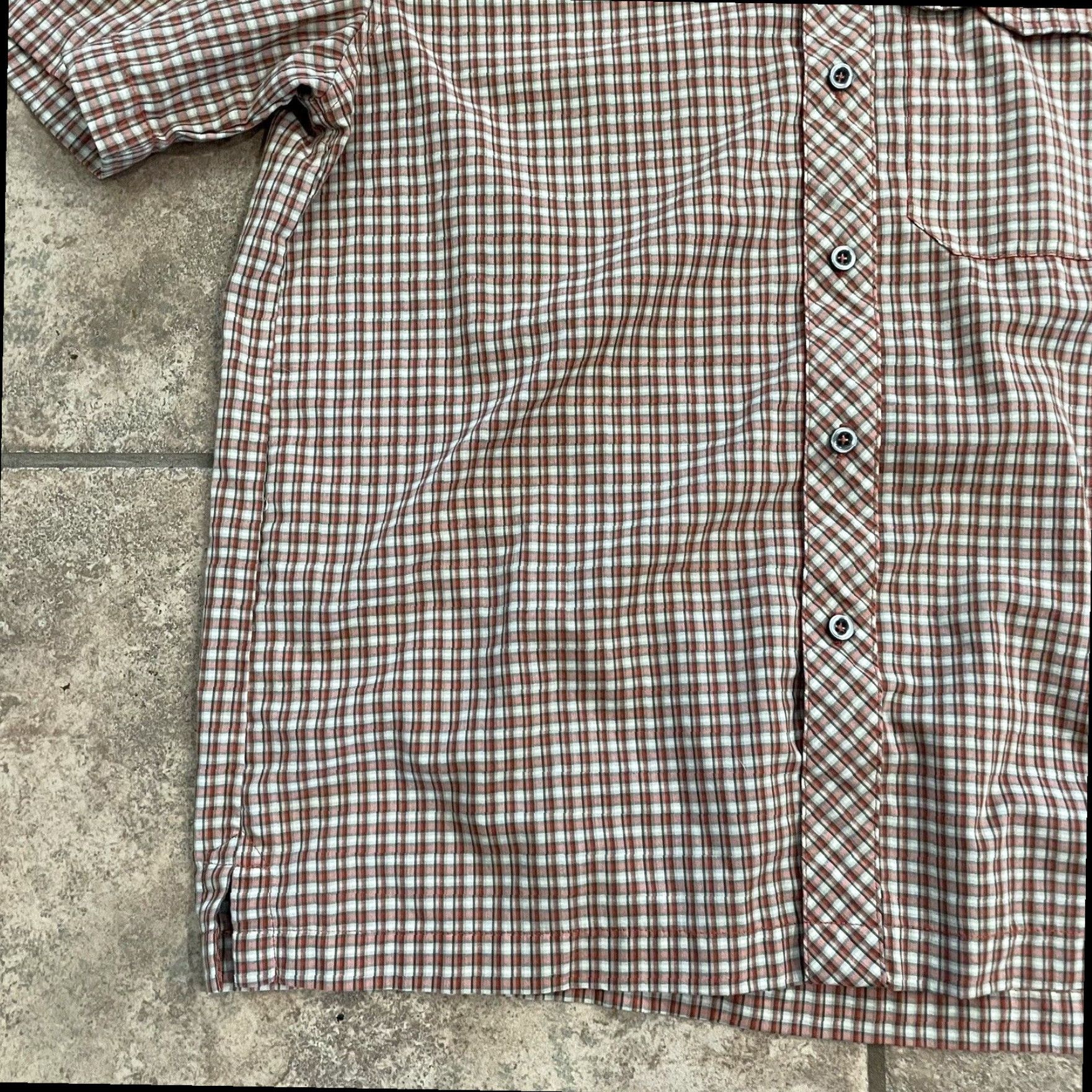 Outdoor Research Outdoor Research Red Short Sleeve Button Down Checkered Pocket Shirt Mens M Size US M / EU 48-50 / 2 - 3 Thumbnail