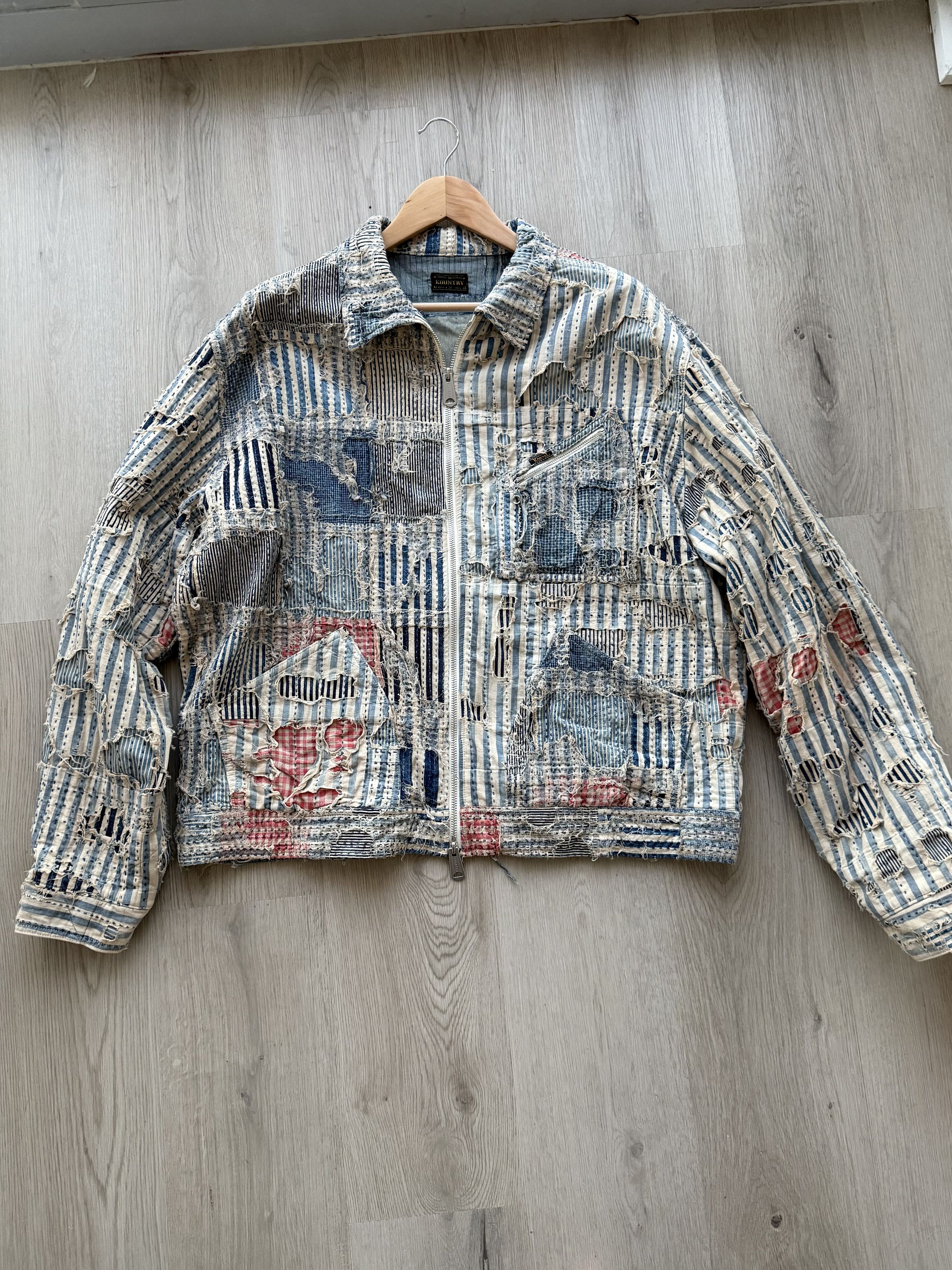Kapital × Kapital Kountry Kapital Kountry Boro Denim Jacket | Grailed