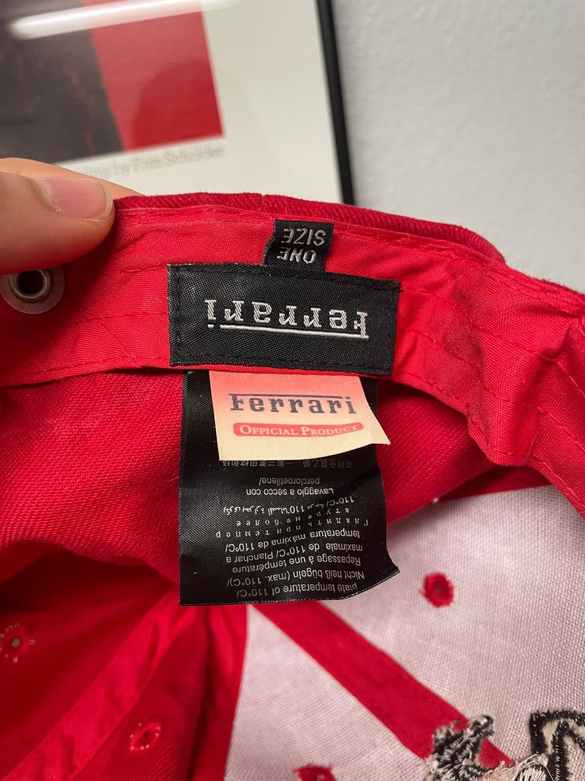 Ferrari Vintage Ferrari red horse hat Size ONE SIZE - 6 Thumbnail