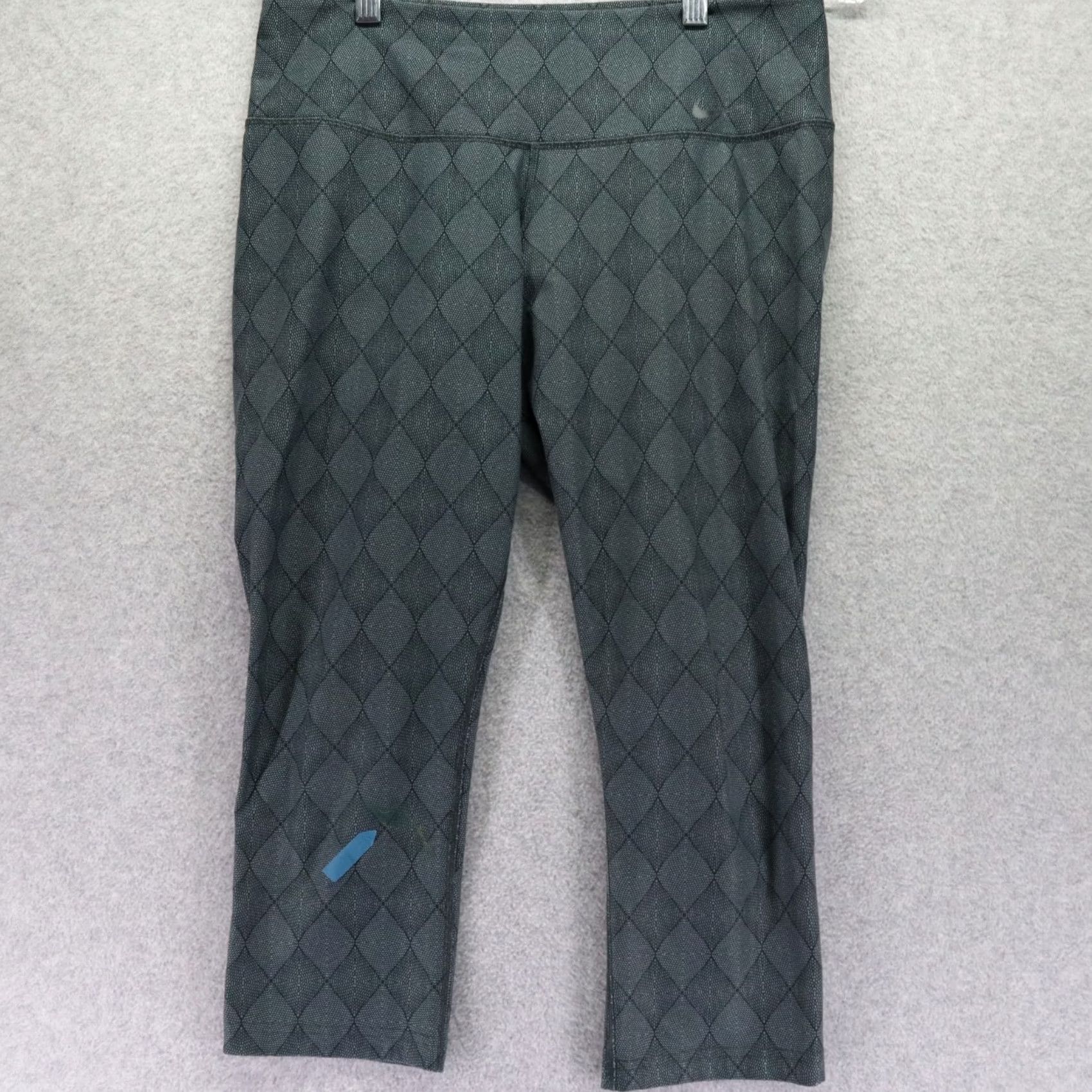 Nike Nike Leggings Womens Medium Dri-Fit Capri Training Yoga Pants Gray Size 32" / US 10 / IT 46 - 2 Thumbnail