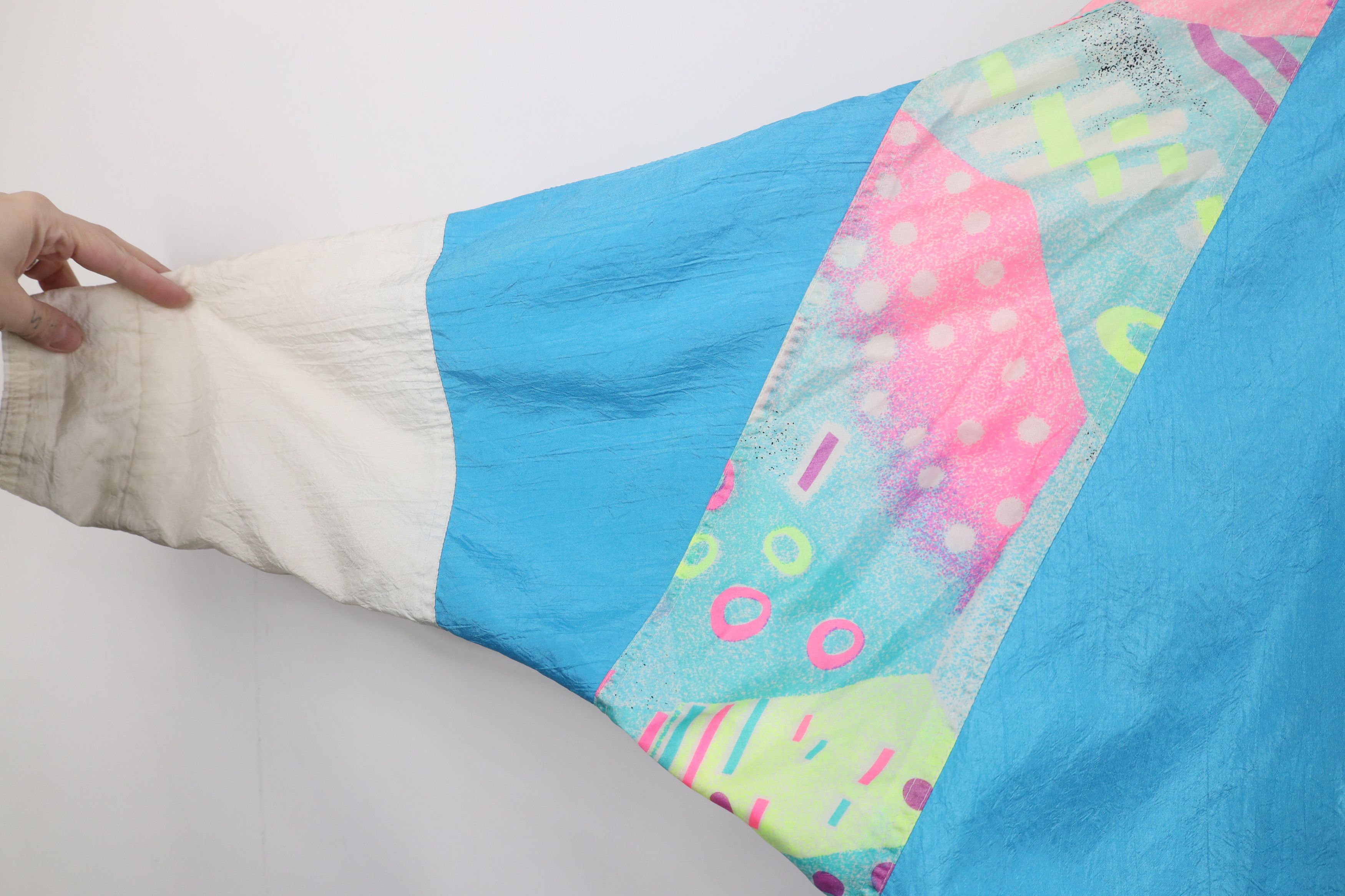 Vintage AS IS Vintage 90s Streetwear Reversible Windbreaker Jacket Size 3XL / US 20-22 - 5 Thumbnail
