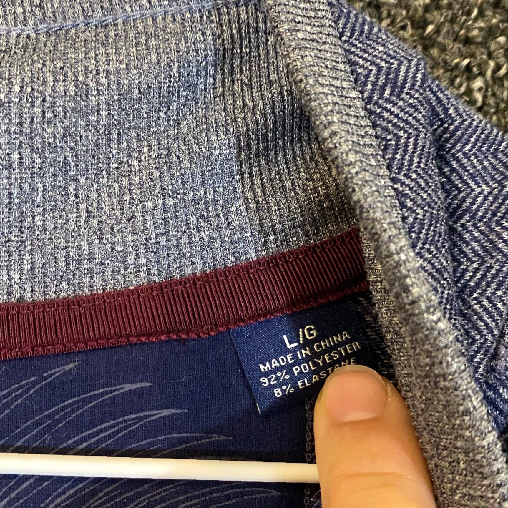 Tommy Bahama Tommy Bahama Sweater Mens Large Blue 1/4 Zip Pullover Golf Stretch Size US L / EU 52-54 / 3 - 3 Thumbnail