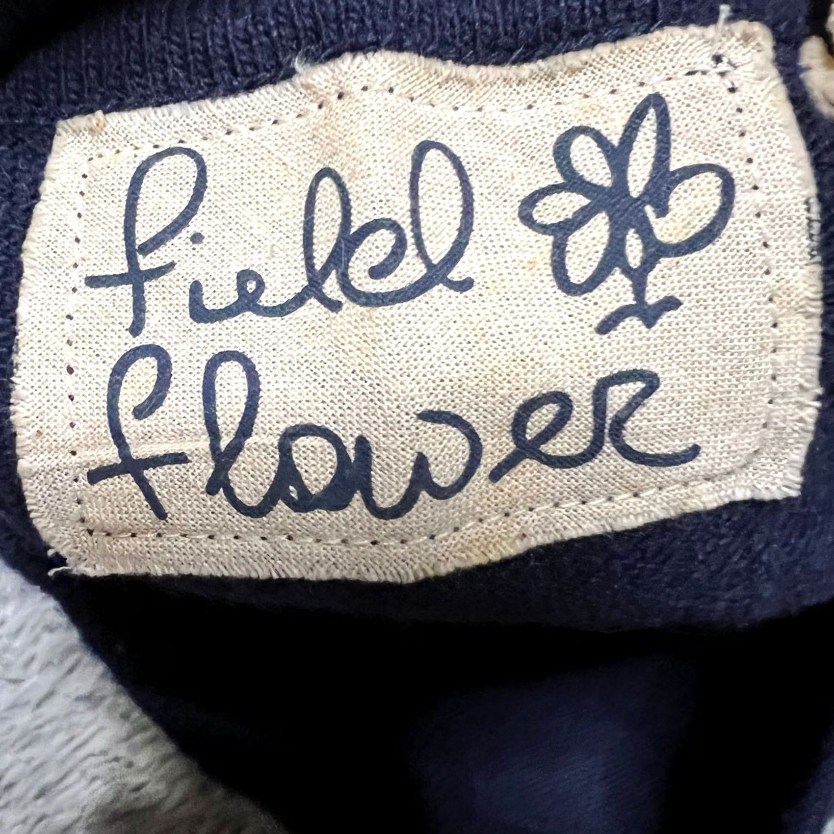 Vintage Anthropologie Field Flower Sweater Womens XS Lambswool Cashmere Blend Blue Size XS / US 0-2 / IT 36-38 - 6 Thumbnail