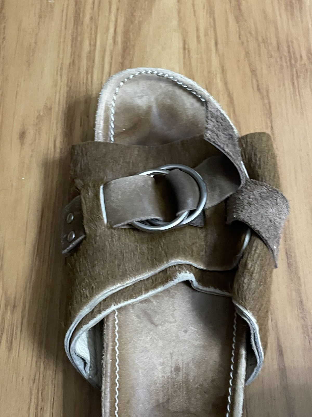 Sasquatchfabrix Sasquatchfabrix Leather Cow Skin Sandal Size US 9 / EU 42 - 18 Thumbnail