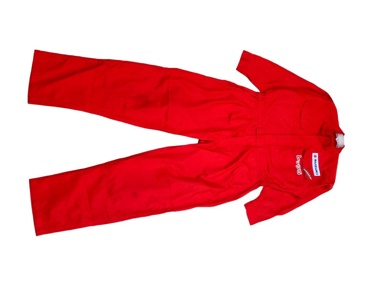 Japanese Brand Vintage Suzuki Overall Jumpsuit Size US 33 - 3 Thumbnail