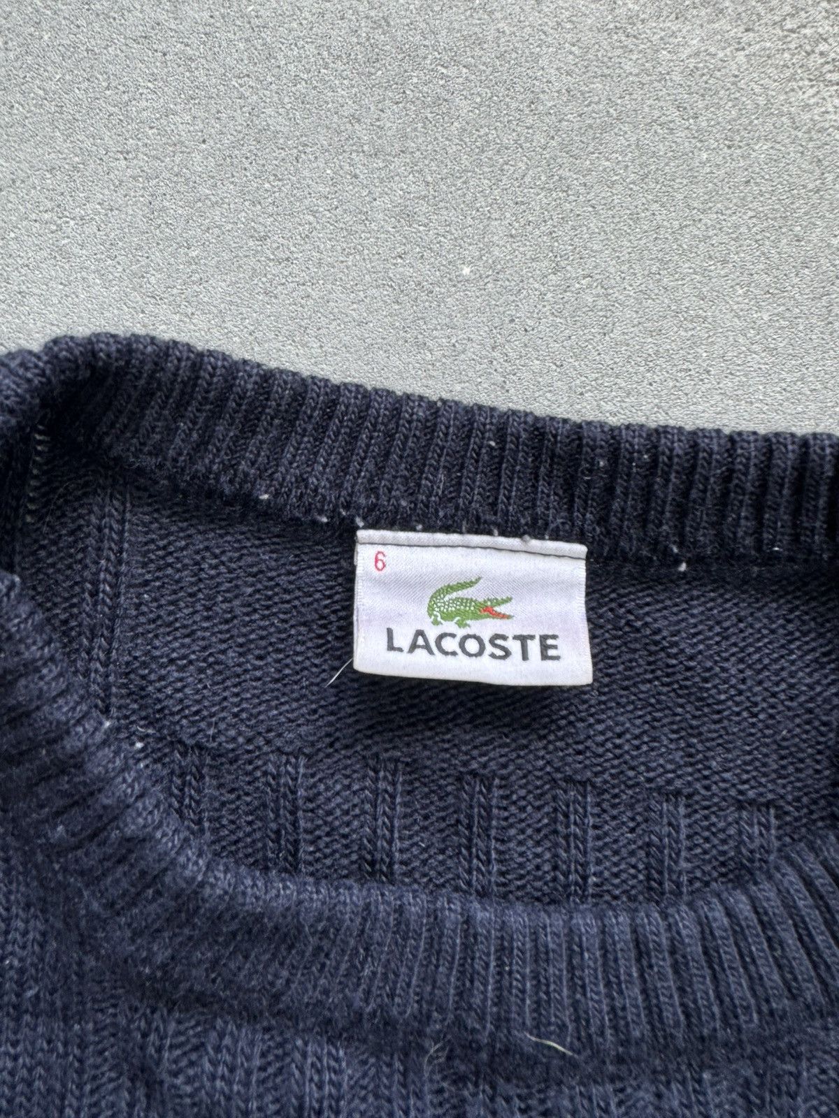 Lacoste Vintage Lacoste Sweater Wool Knit Baggy 90s Size US M / EU 48-50 / 2 - 5 Thumbnail