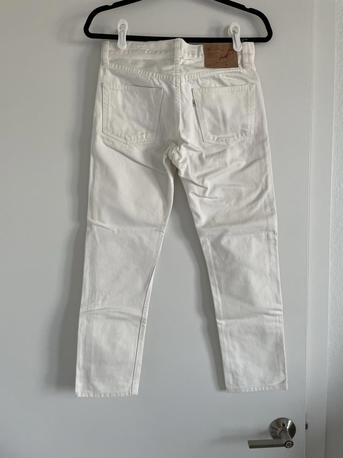 Orslow Orslow Japan Denim Jeans Women White Size 2 Size 29" - 2 Thumbnail