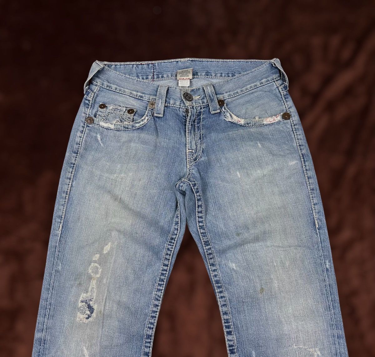Japanese Brand × True Religion True Religion Dirty Flare Jeans Size US 31 - 2 Thumbnail
