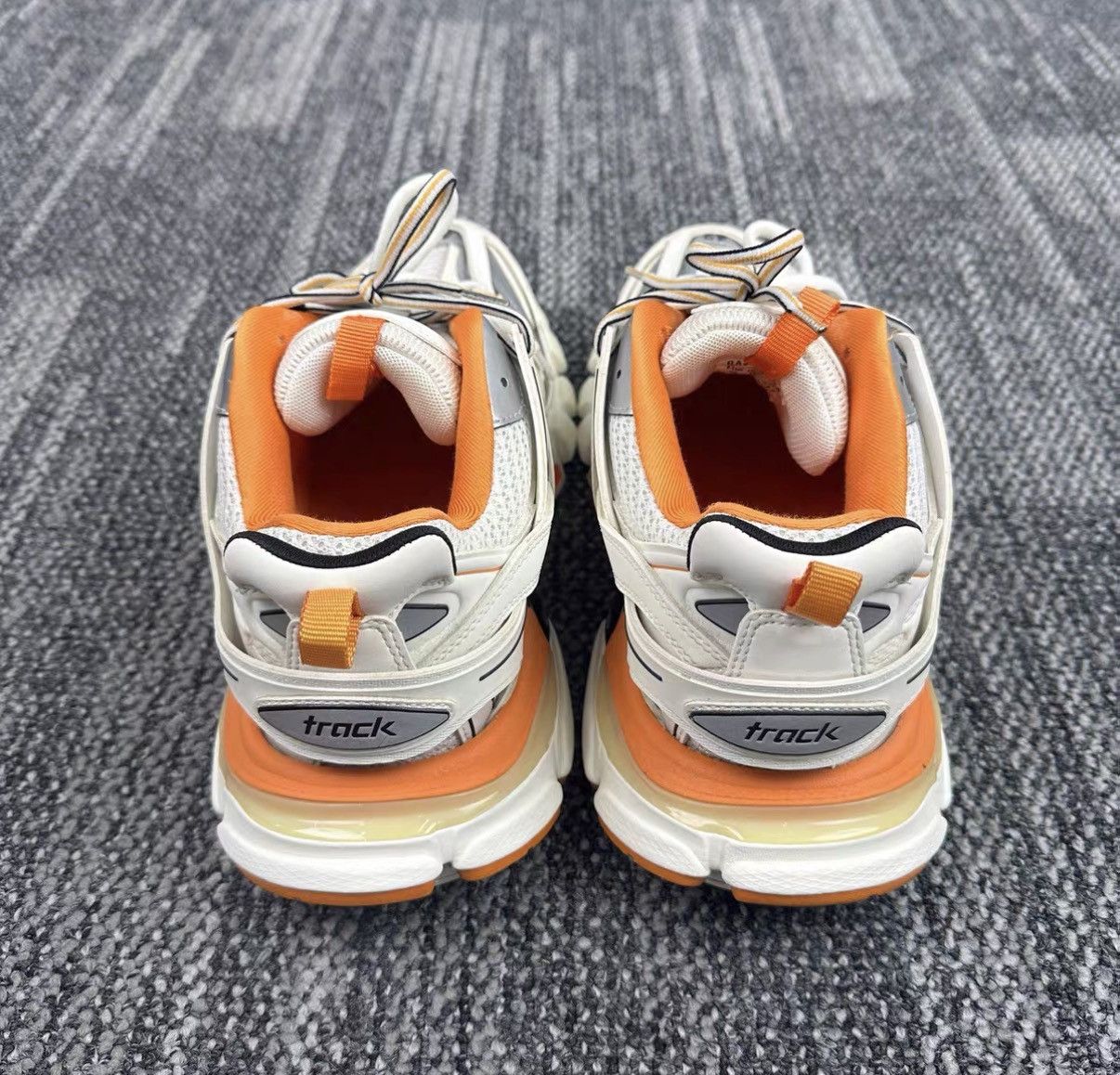 Balenciaga Balenciaga Track White & Orange Sneakers J42 Size US 8.5 / EU 41-42 - 3 Thumbnail