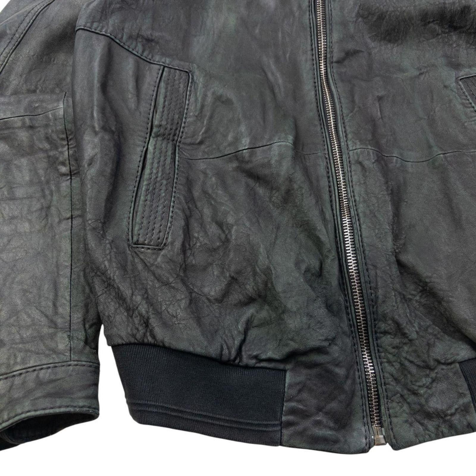 Hugo Boss Vintage 2000s Hugo Boss Zip Up Leather Jacket Size M Size US M / EU 48-50 / 2 - 6 Thumbnail