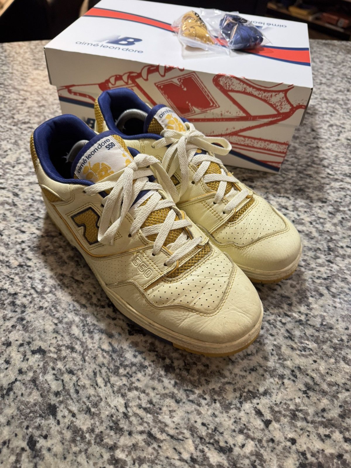 Aime Leon Dore × New Balance Aimé Leon Dore x New Balance 550 Size US 11.5 / EU 44-45 - 1 Thumbnail