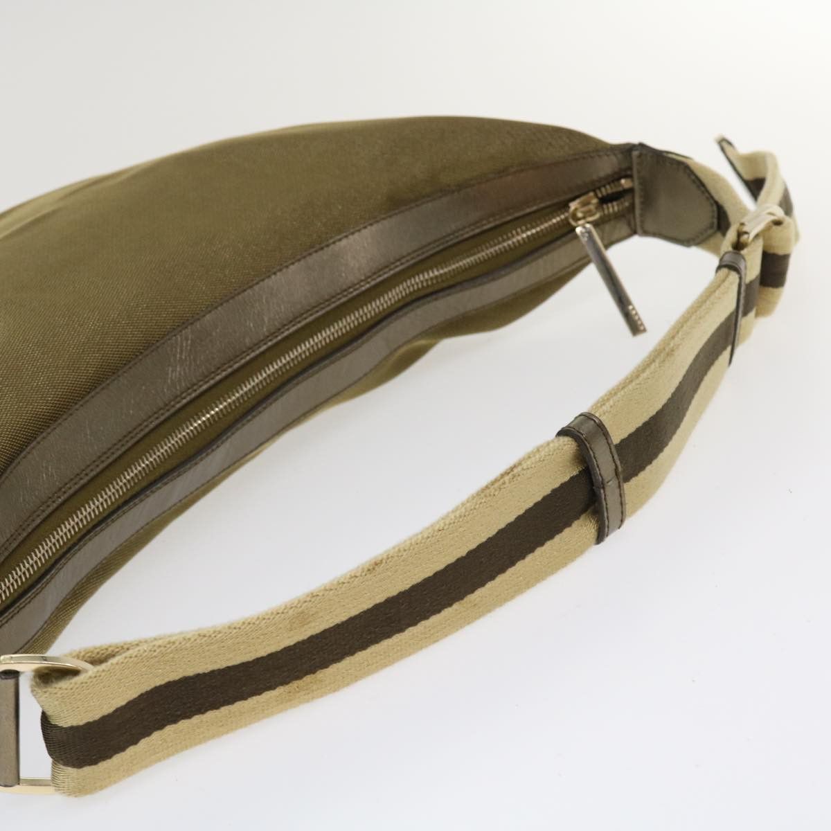 Gucci GUCCI Sherry Line Shoulder Bag Canvas Gold Size ONE SIZE - 8 Thumbnail