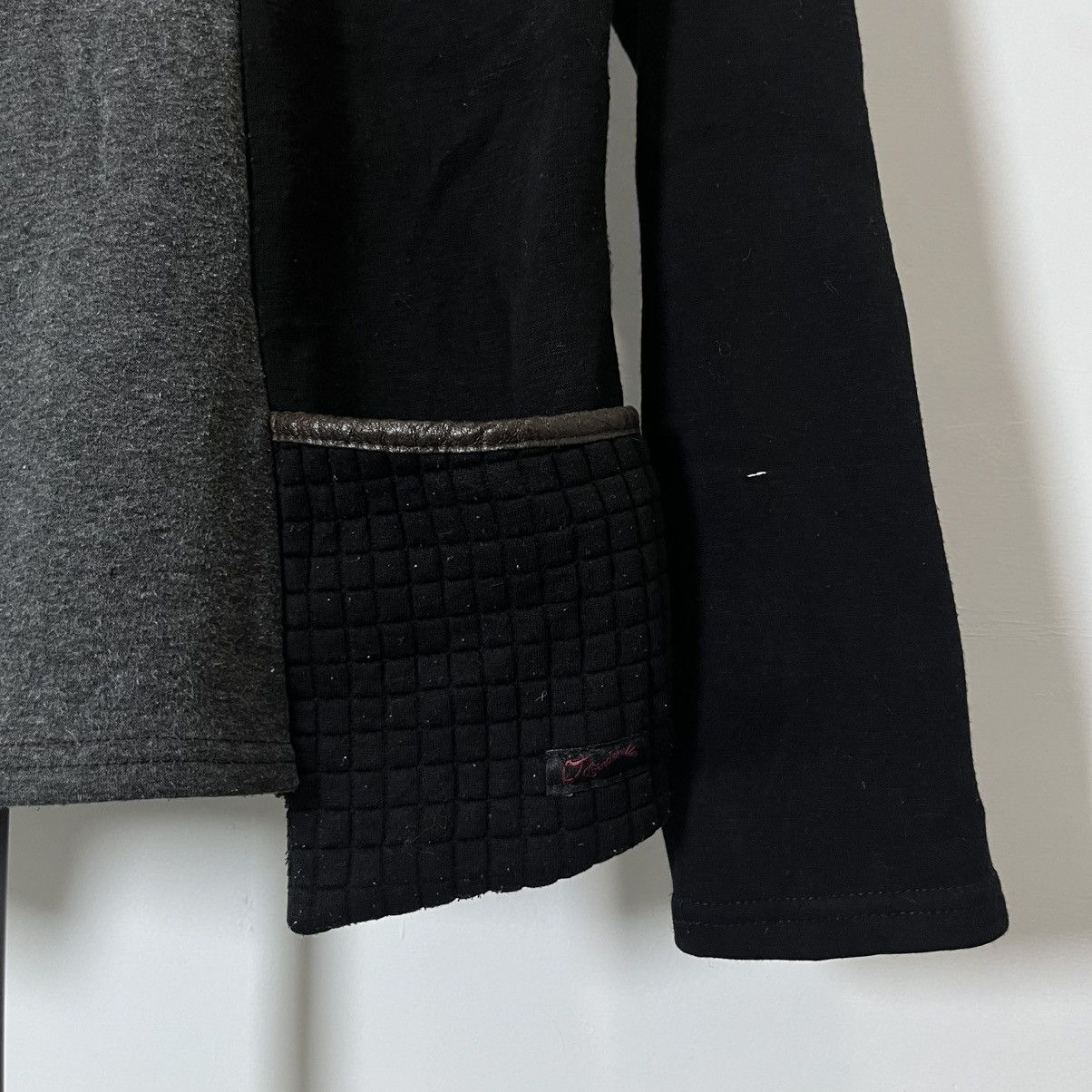 Japanese Brand Asymmetrical Paneled Knit Top – Avant-Garde Style Size US M / EU 48-50 / 2 - 8 Thumbnail