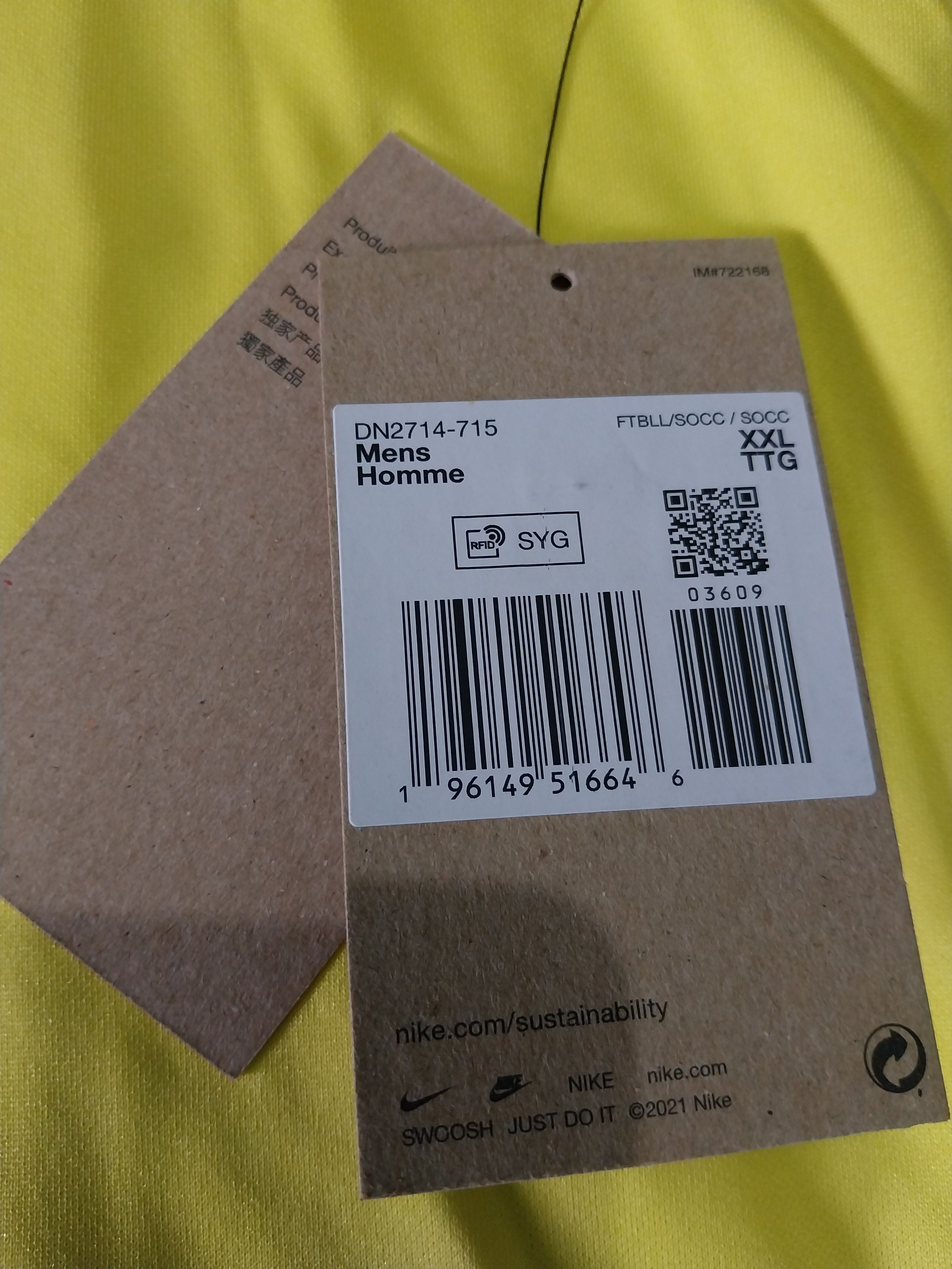 Nike Inter milan away 2022/2023 lautaro martinez jersey football Size US XXL / EU 58 / 5 - 8 Thumbnail