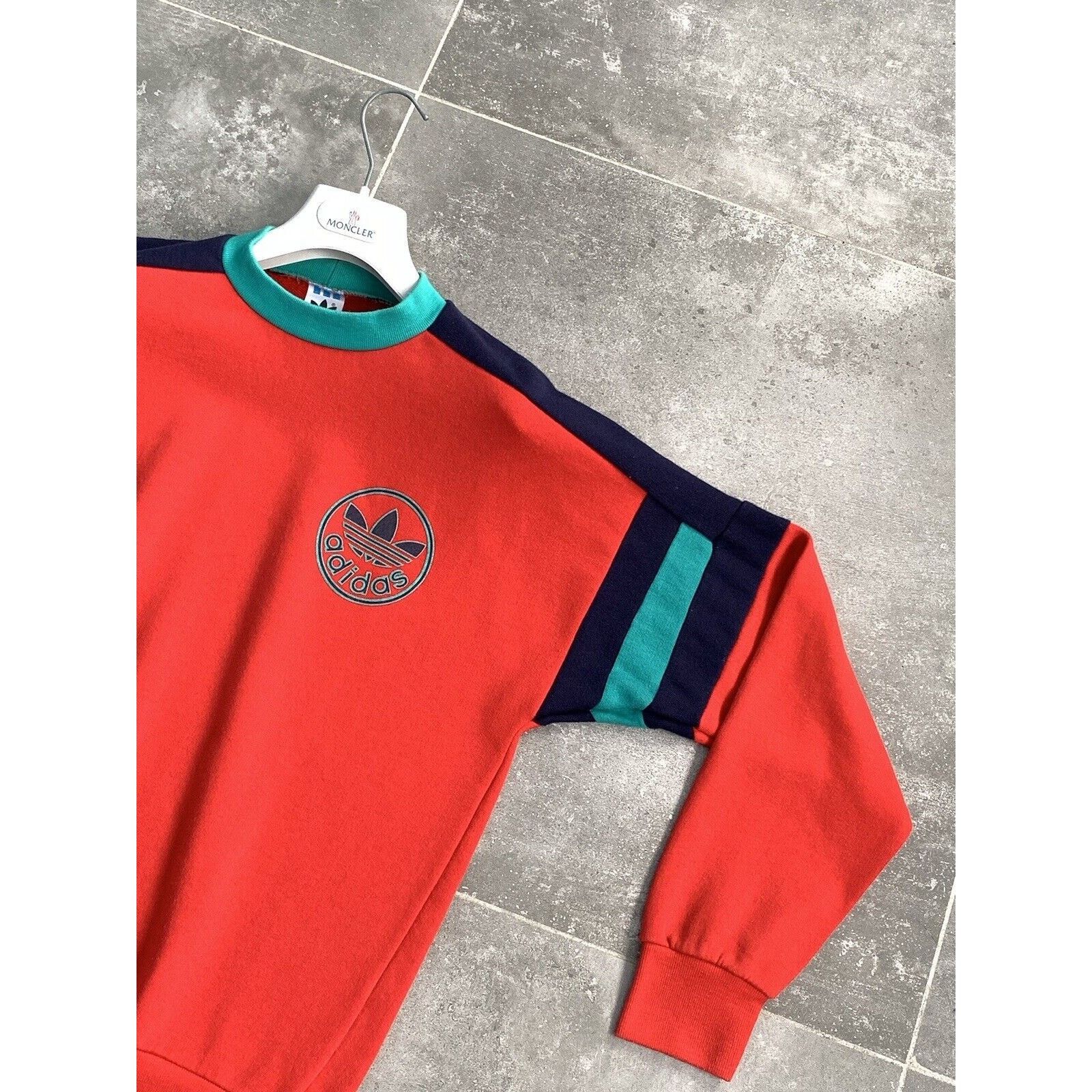 Adidas × Vintage Men's ADIDAS ORIGINALS Sweatshirt 80s Pullover Jumper SZ S Size US S / EU 44-46 / 1 - 11 Thumbnail