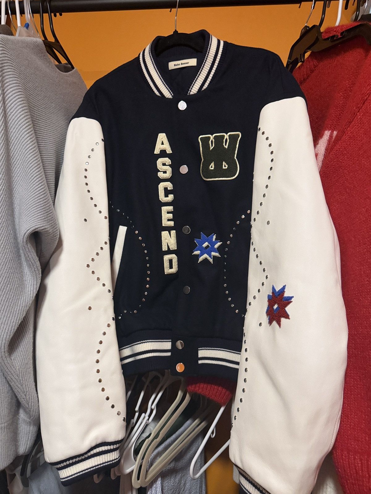 Wales Bonner Wales Bonner Varsity Jacket Size US M / EU 48-50 / 2 - 3 Thumbnail