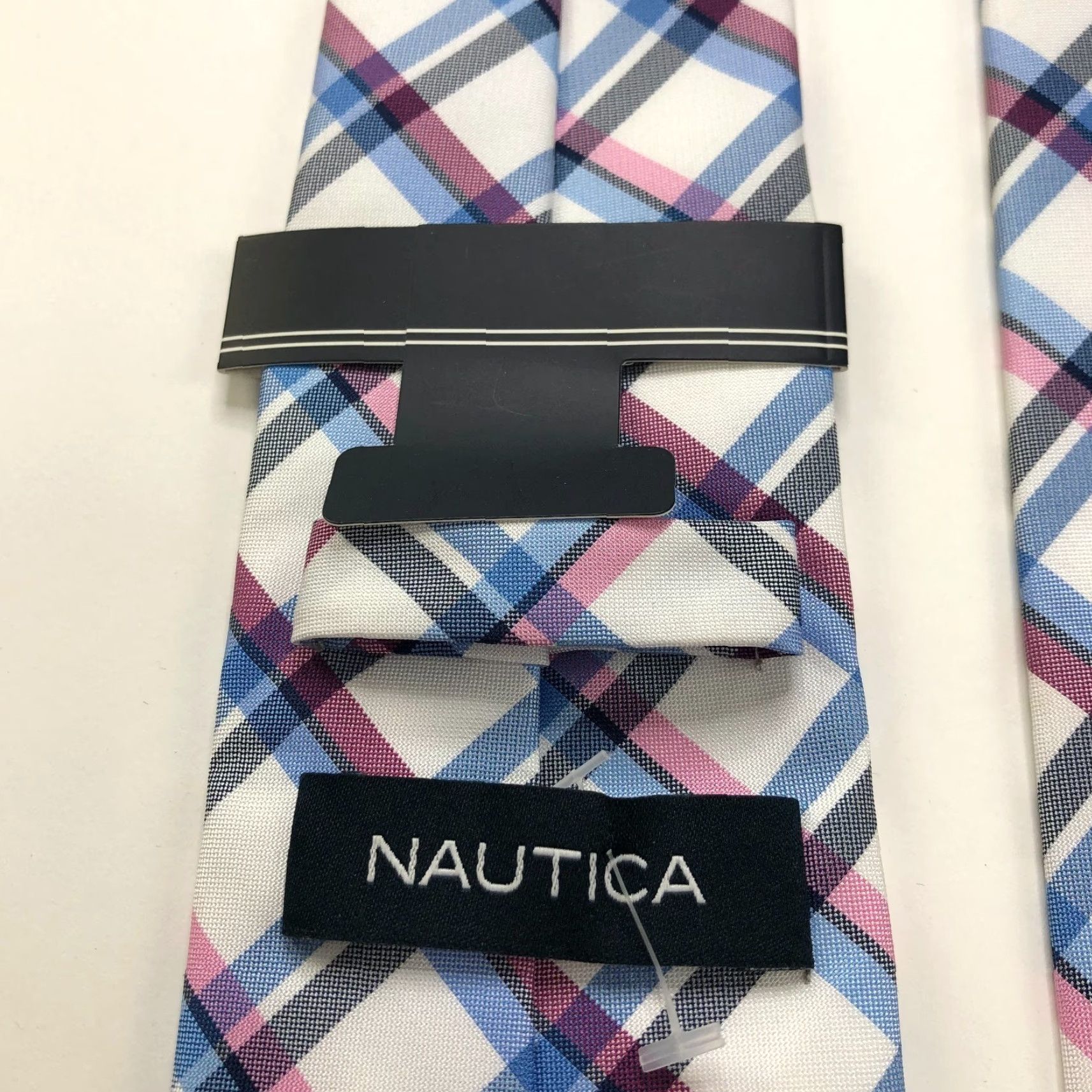 Nautica VINTAGE Nautica Tie Geometric 3-in/56-in Men’s Polyester Neck Tie Blue 100% Polyester Classic Length 57"-60" Adjustable Mens Size ONE SIZE - 7 Thumbnail