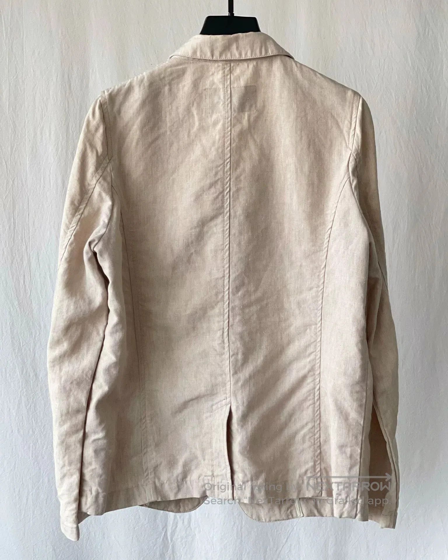 Other Natural Linen Suit Jacket. Size M / US 6-8 / IT 42-44 - 2 Thumbnail