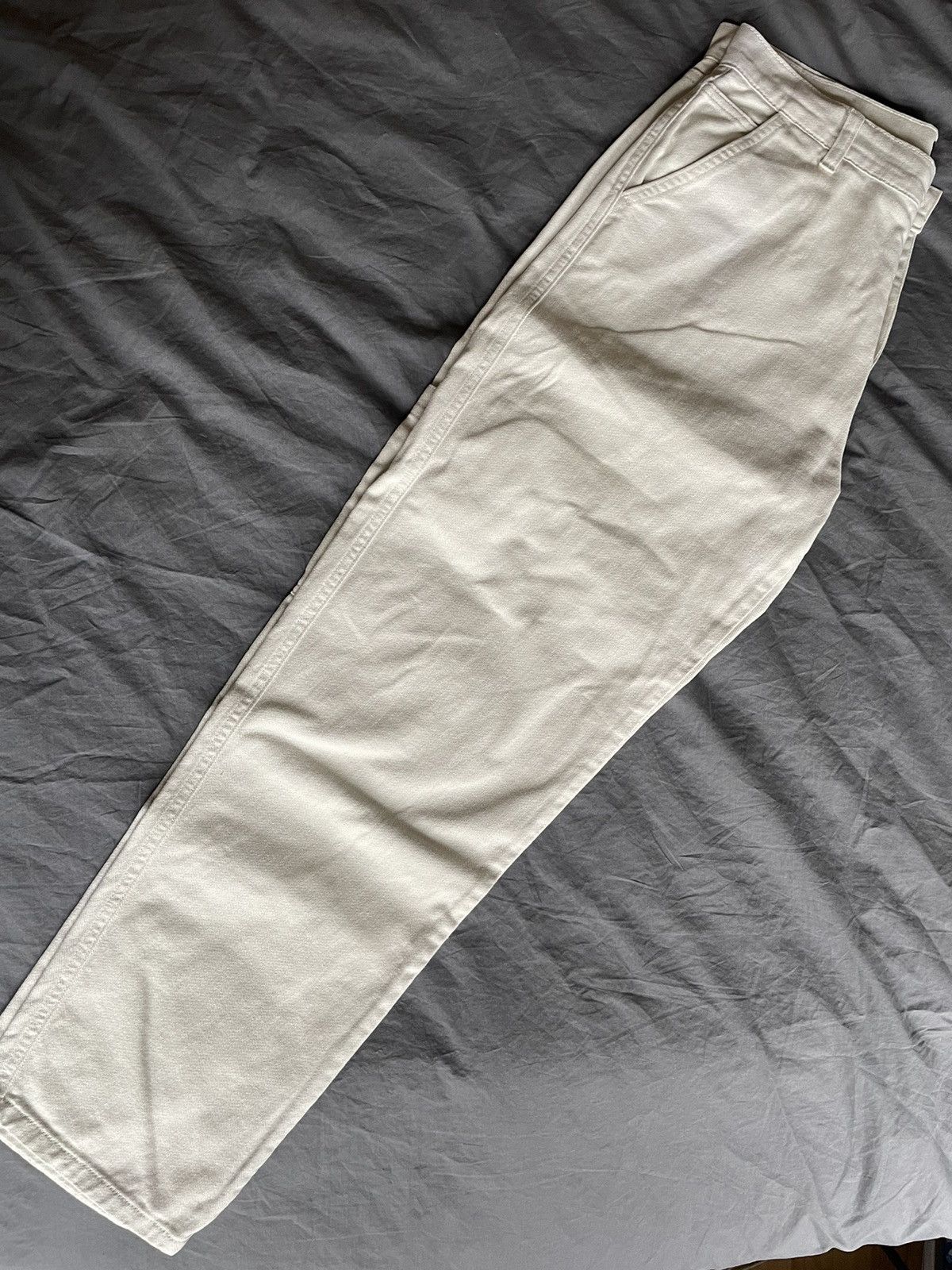 Other Off White Cotton Pants w/ Phone Pocket Size US 30 / EU 46 - 3 Thumbnail