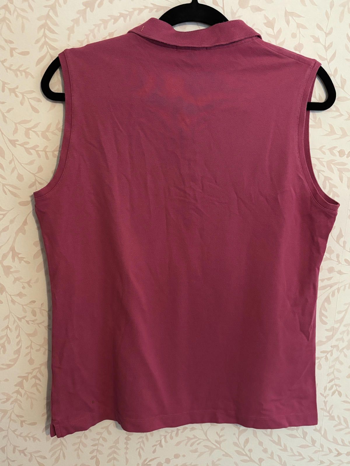 Lacoste Lacoste Sleeveless Pink Polo Shirt Size 44 Size L / US 10 / IT 46 - 5 Thumbnail