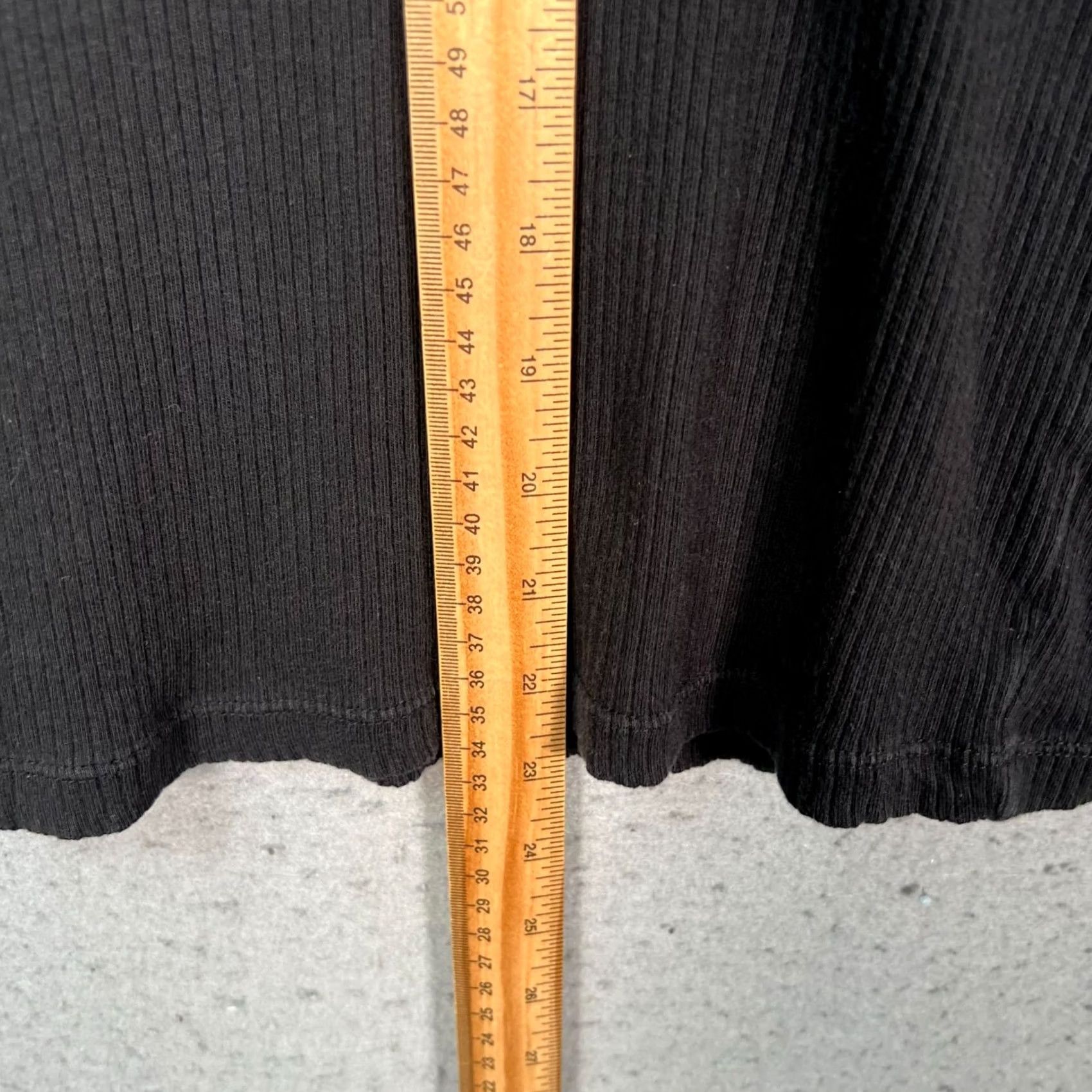 Uniqlo Uniqlo Womens XS Black Ribbed Long Sleeve Mock Neck Top T-Shirt Knit Cotton Spandex Regular Crew Neck Casual All Season Womens XS Black Uniqlo Shirt Size XS / US 0-2 / IT 36-38 - 6 Thumbnail