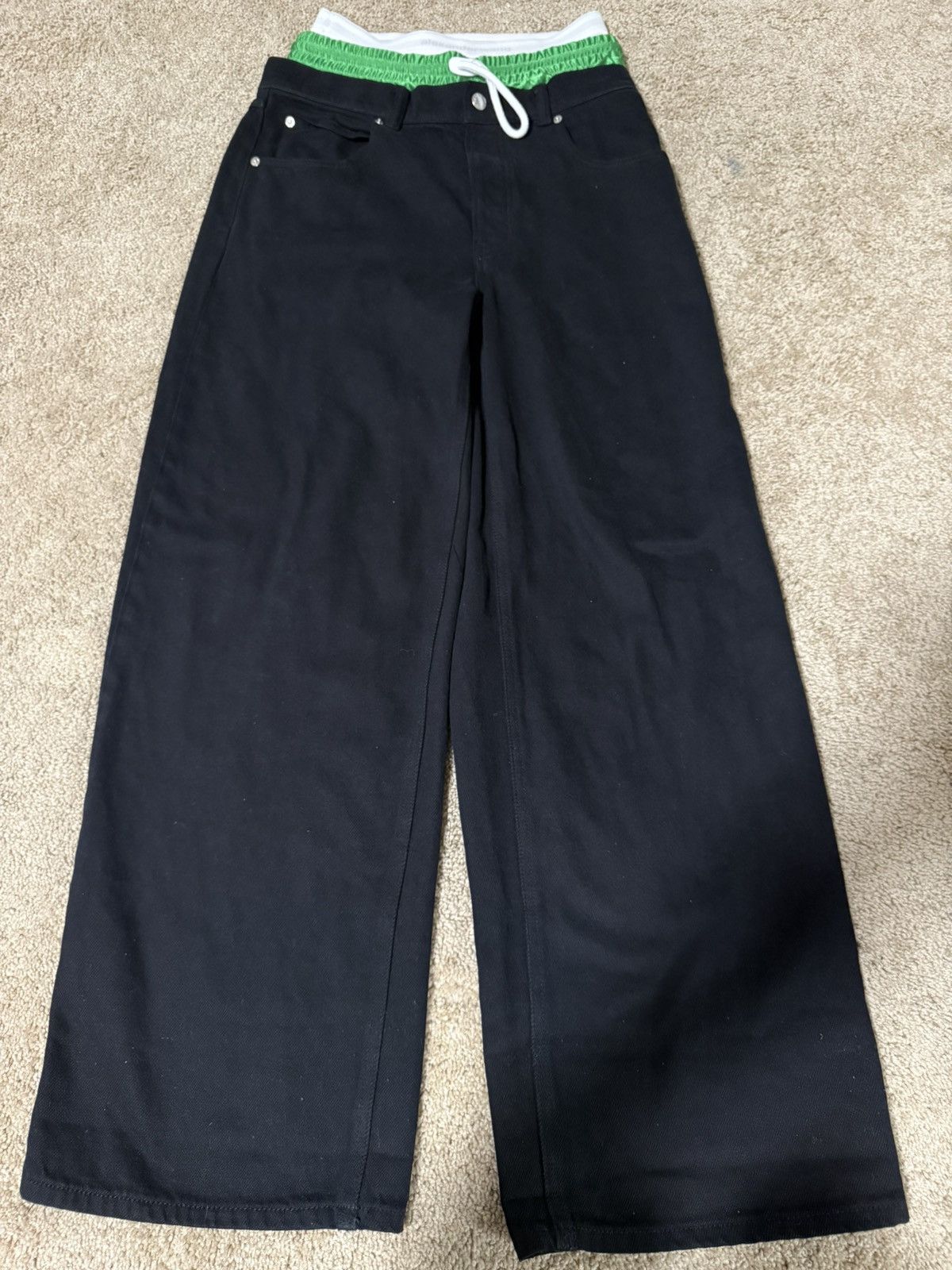 Alexander Wang T BY ALEXANDER WANG Pre Styled Tri-Layer 5 Pocket Jean Size 25" / US 0 / IT 36 - 1 Thumbnail