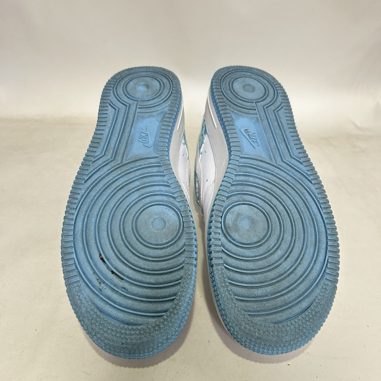 Nike Nike Air Force 1 '07 Flowers WMNS “White Light Blue Floral” Size US 9 / IT 39 - 7 Thumbnail