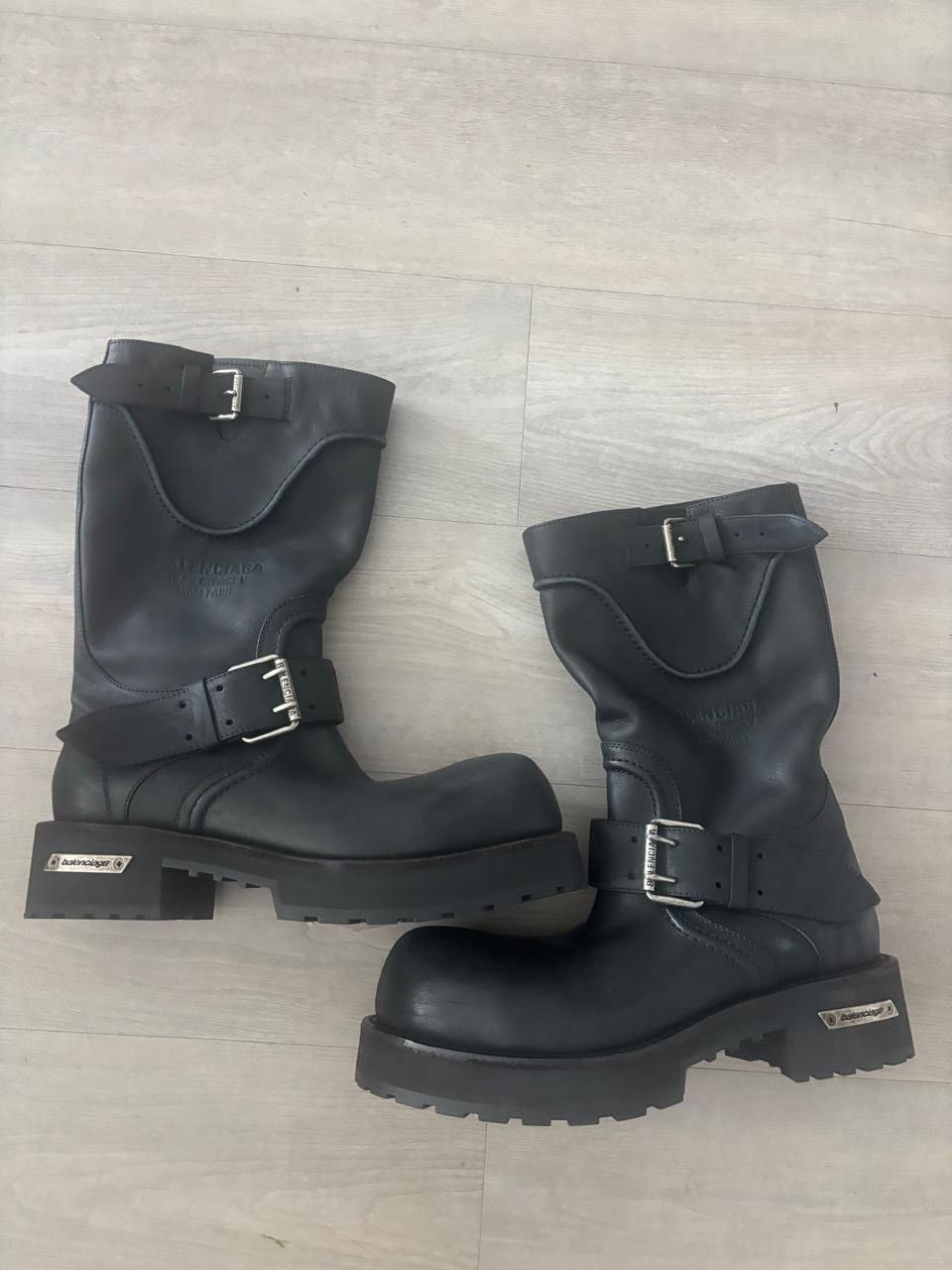 Balenciaga Balenciaga Venom Buckle Detailed Boots Size US 11 / EU 44 - 2 Thumbnail