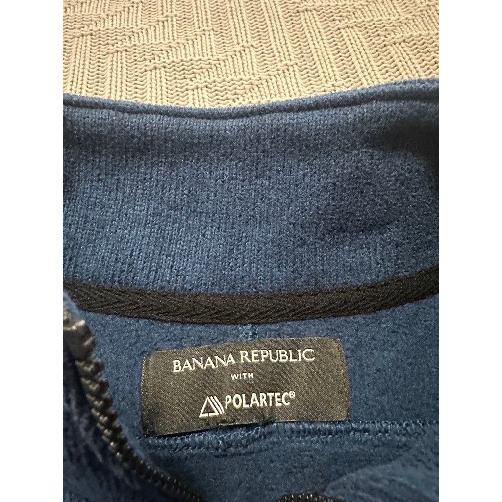 Banana Republic Banana Republic Polartec blue pullover size M Size US M / EU 48-50 / 2 - 4 Thumbnail