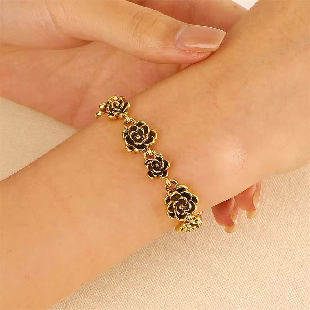 Japanese Brand × Vintage 18cm Y2K Rose Bracelet Size ONE SIZE - 3 Thumbnail