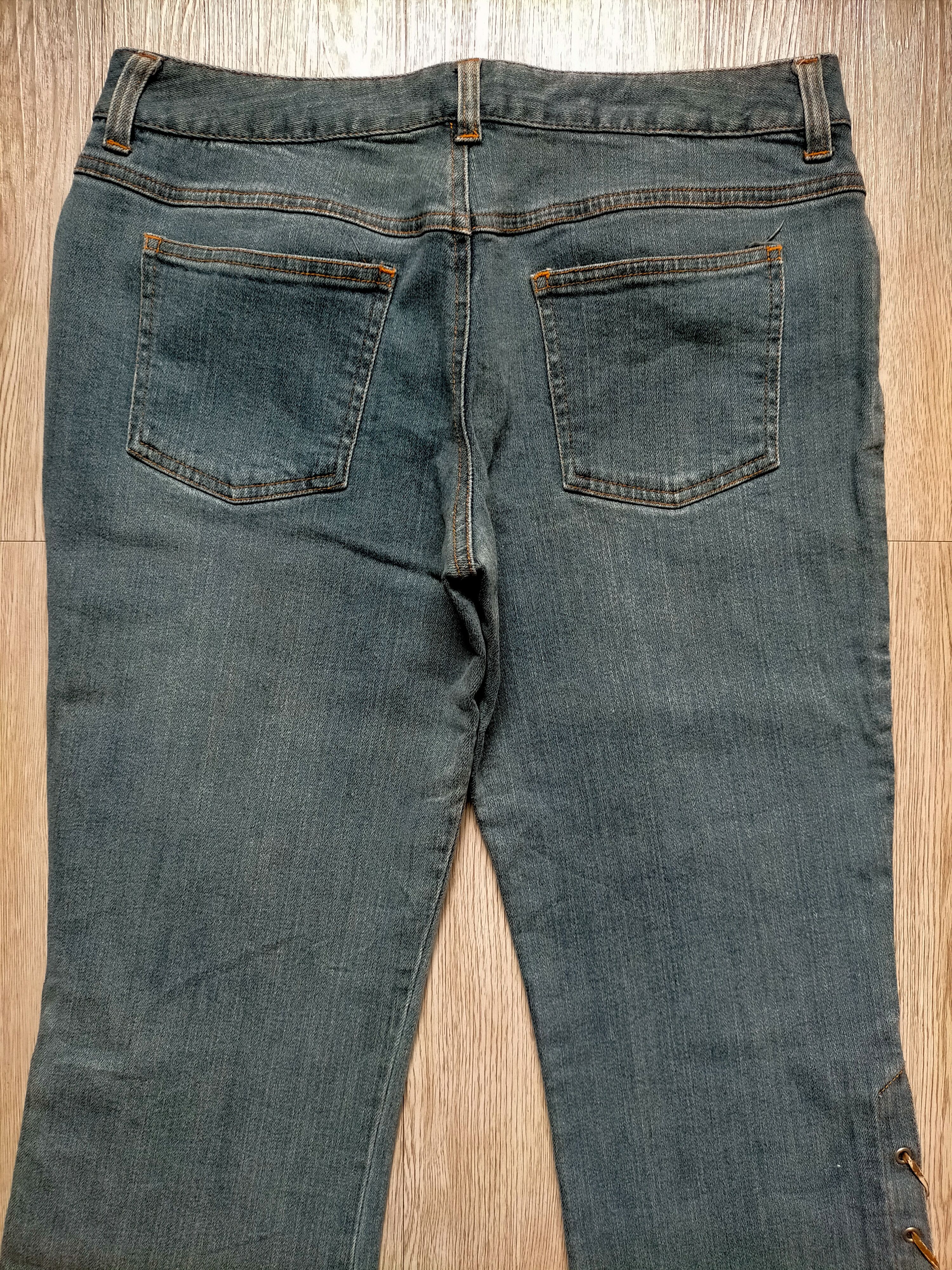 If Six Was Nine Flare Jeans Jouer Aux Echecs Boot cut Denim Size US 28 / EU 44 - 12 Thumbnail