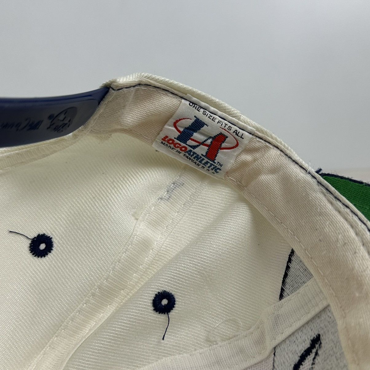 Logo Athletic × NBA × Vintage Vintage 90s Shark Tooth Denver Nuggets Hat Size ONE SIZE - 5 Thumbnail