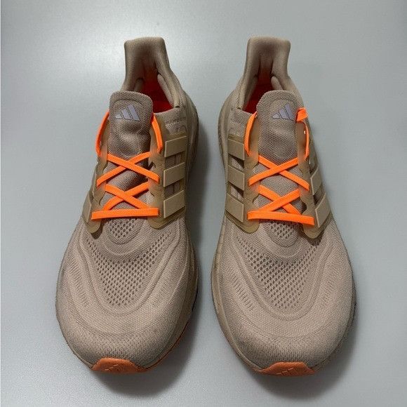 Adidas Adidas Ultra Boost Light Wonder Taupe Solar Red Men’s 12 HQ6 Size US 12 / EU 45 - 2 Thumbnail