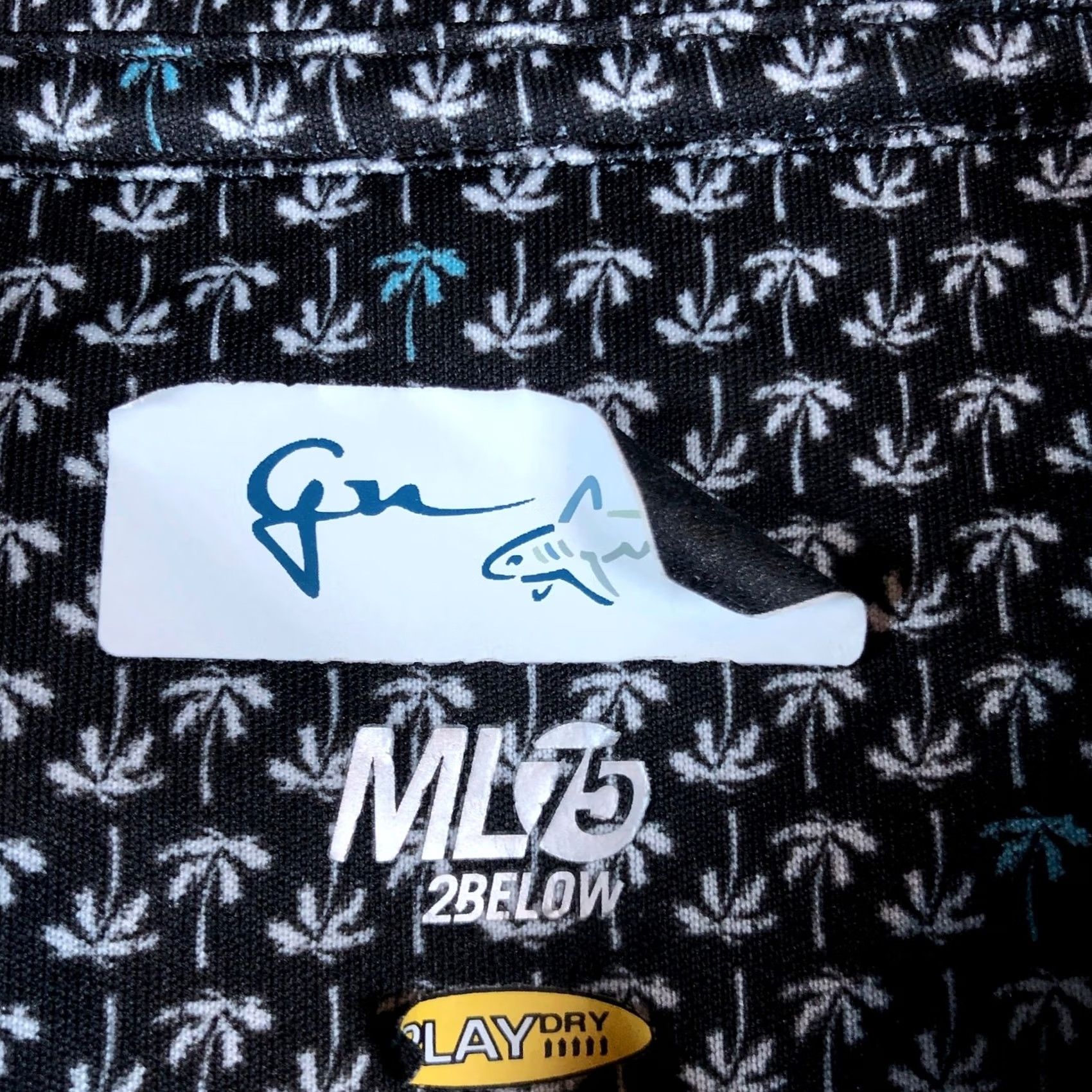 Vintage Greg Norman Womens Shirt Black Palm Tree 1/4 Zip Golf ML75 2 Below Small Size S / US 4 / IT 40 - 6 Thumbnail