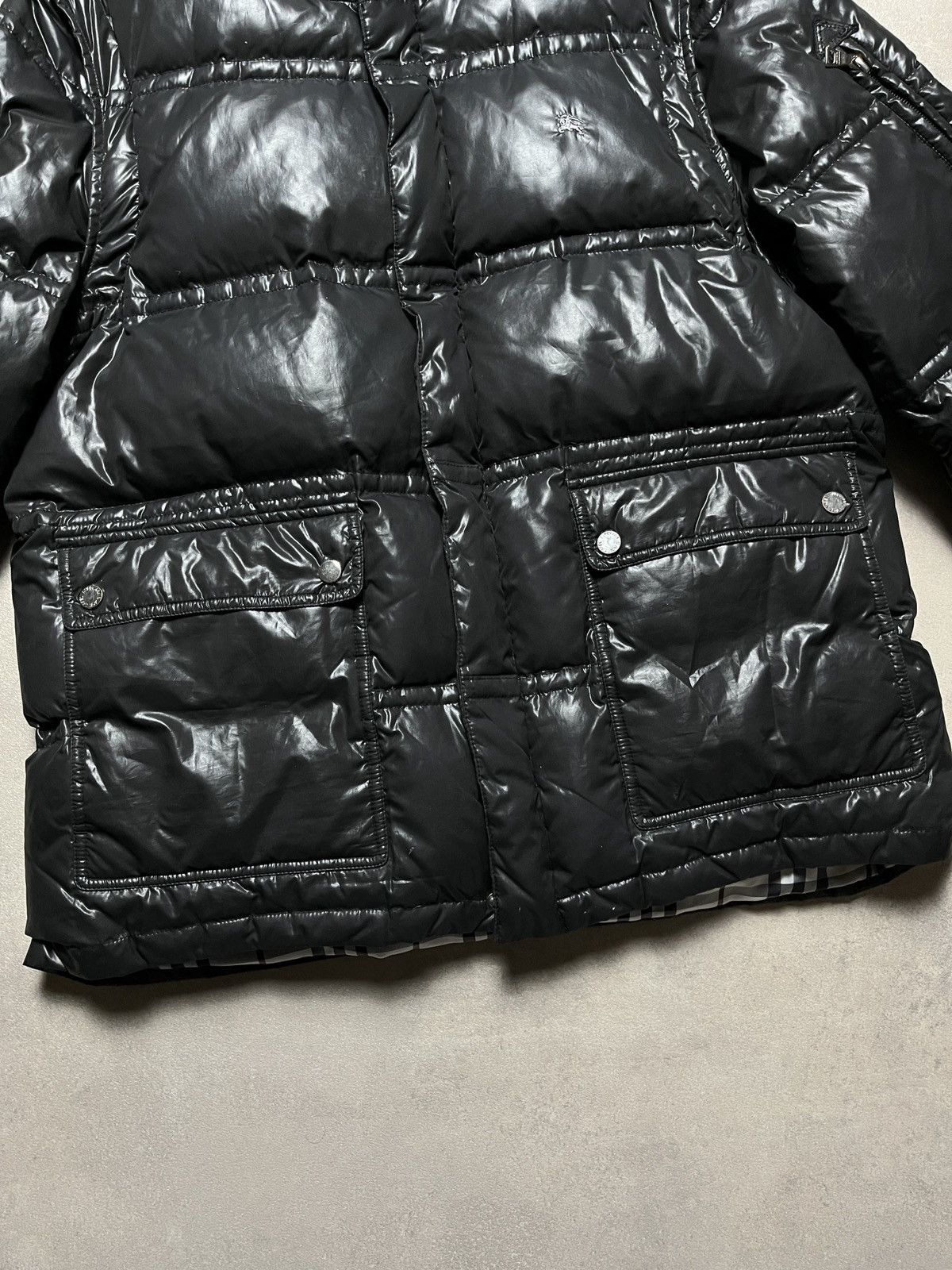 Burberry Vintage Burberry Black Label Japanese 2 in 1 Down Jacket Size US L / EU 52-54 / 3 - 9 Thumbnail