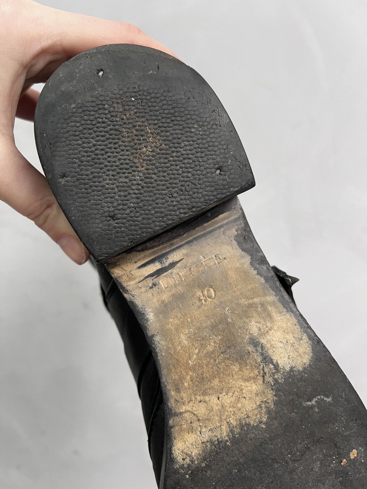 Diesel Belted diesel leather boots hedi slimane style avant garde Size US 8 / EU 41 - 12 Thumbnail