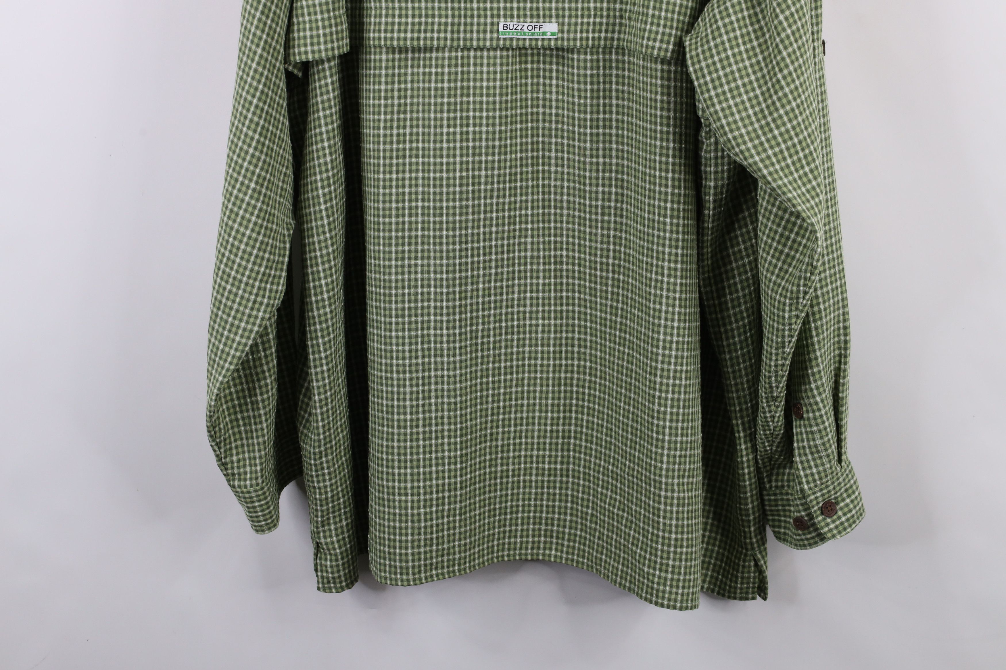 ExOfficio × Vintage Deadstock Vintage ExOfficio Buzz Off Shield Button Shirt Size US XXL / EU 58 / 5 - 14 Thumbnail