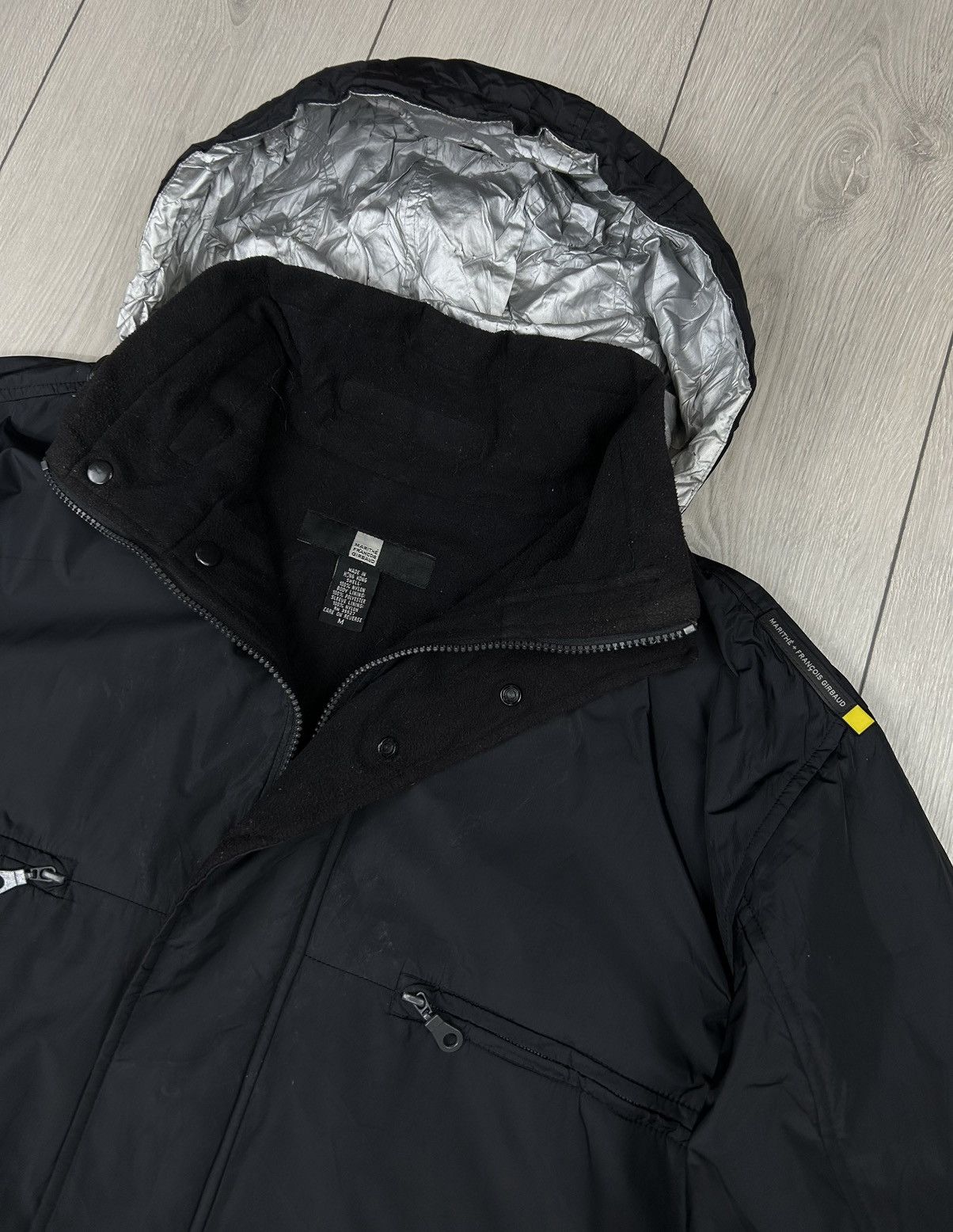 Marithe + Francois Girbaud × Vintage Marithe Francois Girbaud M+FG Vintage Anorak Black Jacket Size US L / EU 52-54 / 3 - 3 Thumbnail