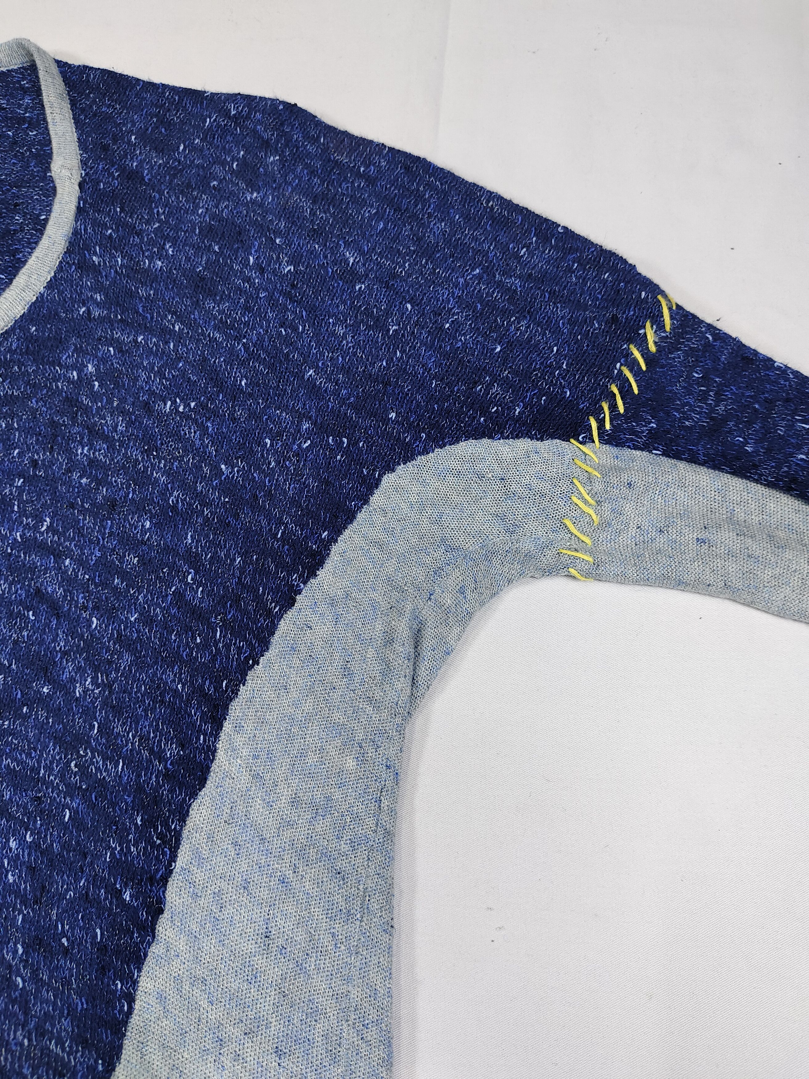 Frapbois Frapbois🇯🇵 Reconstructed Panel Hand Stitch Knit Sweater Size M / US 6-8 / IT 42-44 - 7 Thumbnail