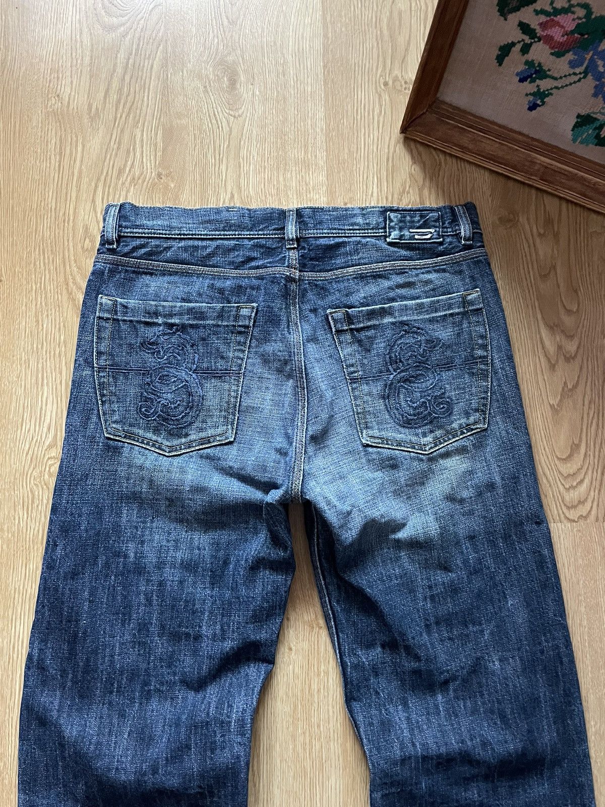 DIESEL Jeans Y2K Fit Dye Unique Print (XS)