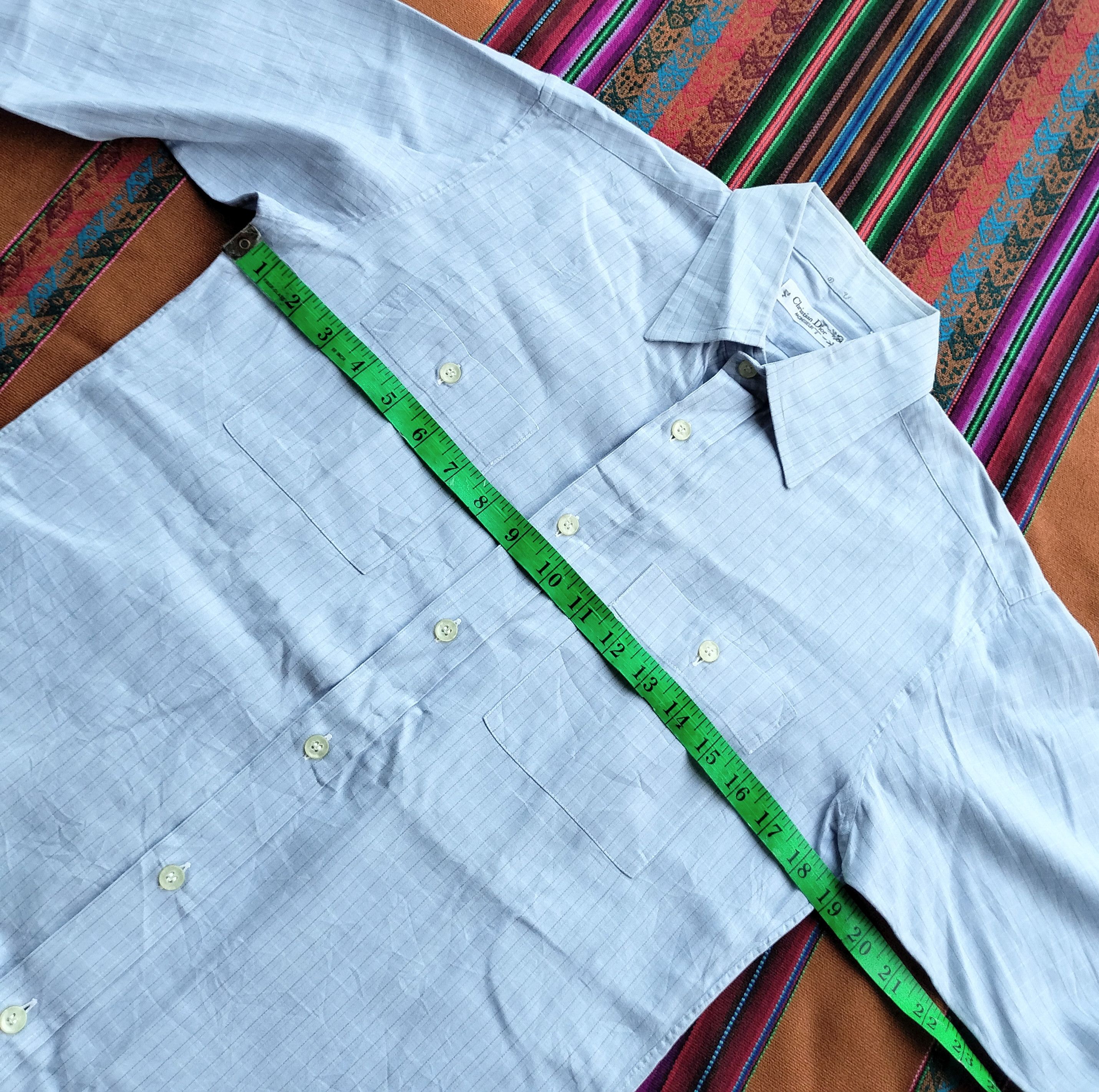 Christian Dior Monsieur Vintage Christian Dior Mounsieur plaid 2 pocket ls shirt Size US M / EU 48-50 / 2 - 14 Thumbnail