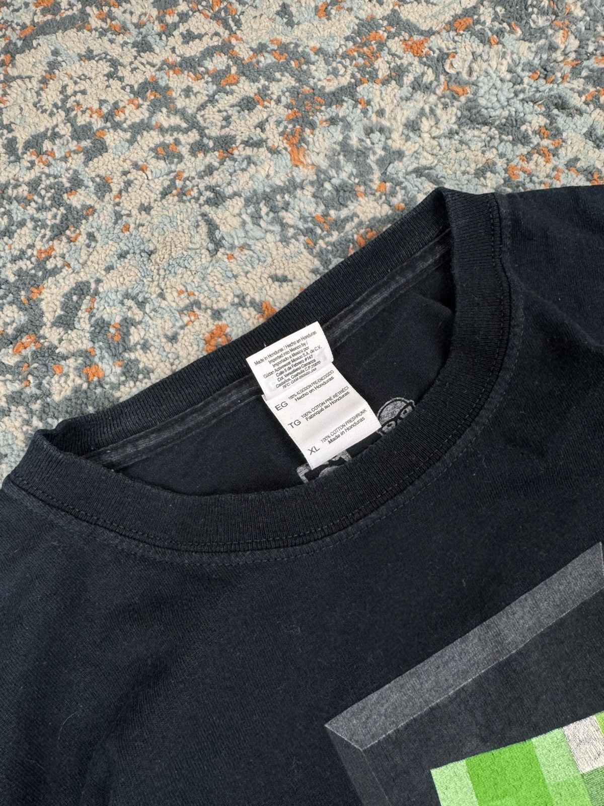 Vintage Vintage 00s Minecraft mojang creeper video game promo tee Size US XL / EU 56 / 4 - 6 Thumbnail