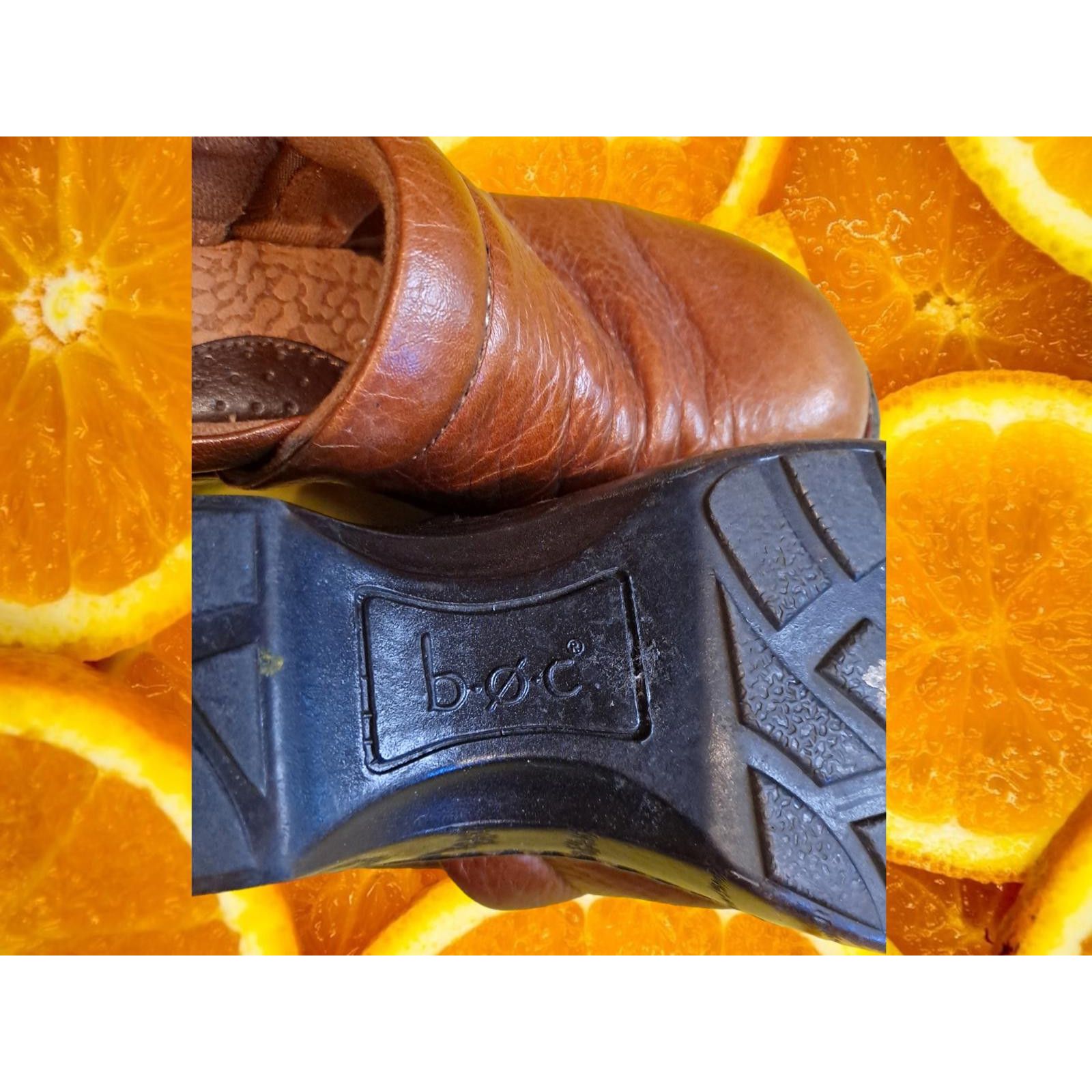 Other B.O.C Brown Clog/Mule with 2 Inch Heel Size 6.5 Size ONE SIZE - 7 Thumbnail